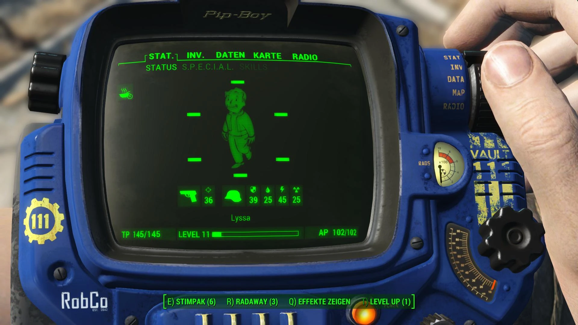 Fallout 4 интерфейс пип боя фото 89