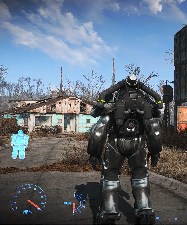 Black Titanium Power Armor Frame At Fallout 4 Nexus Mods And Community