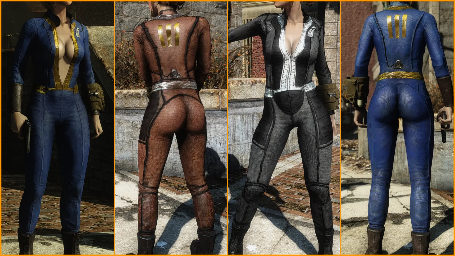 Unzipped Vault Suit Vanilla Conversion By Femshepping For Wonder