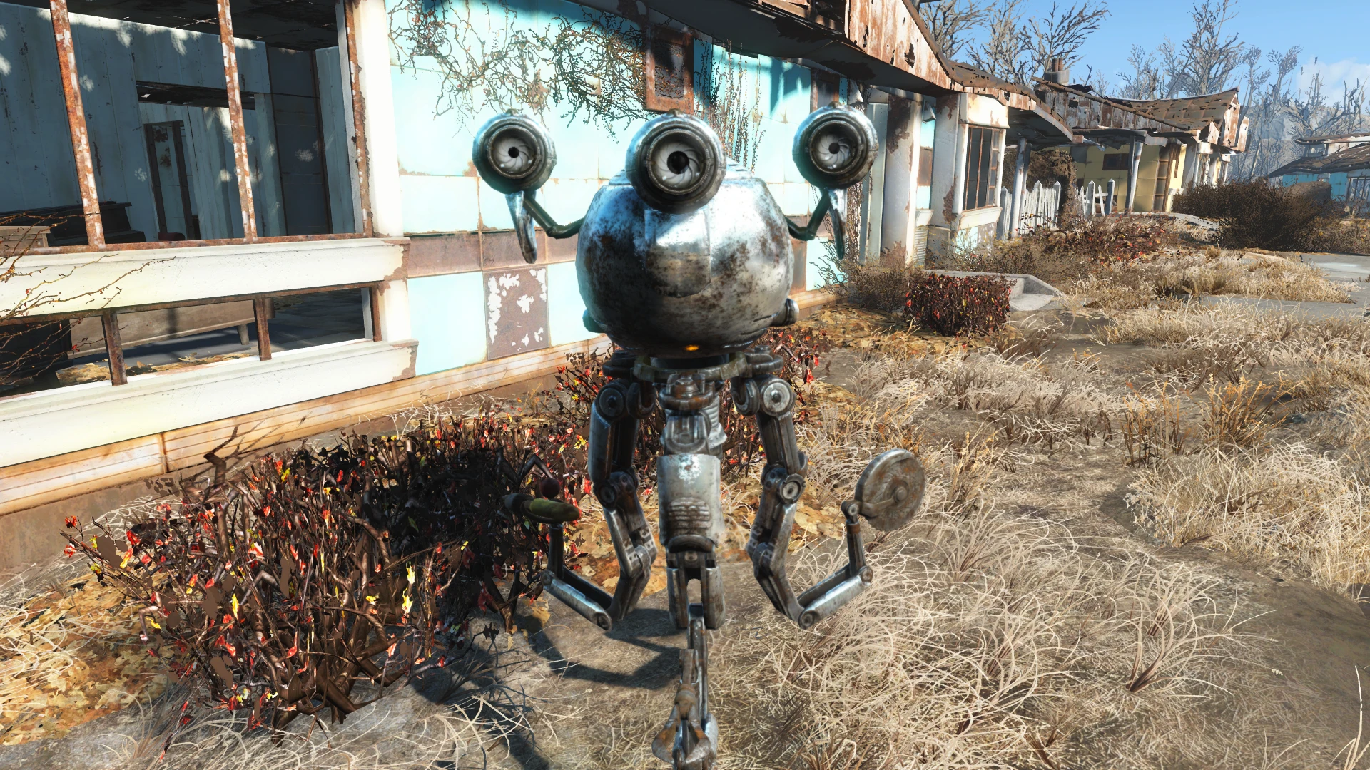 Fallout 4 модели роботов подставка фото 91