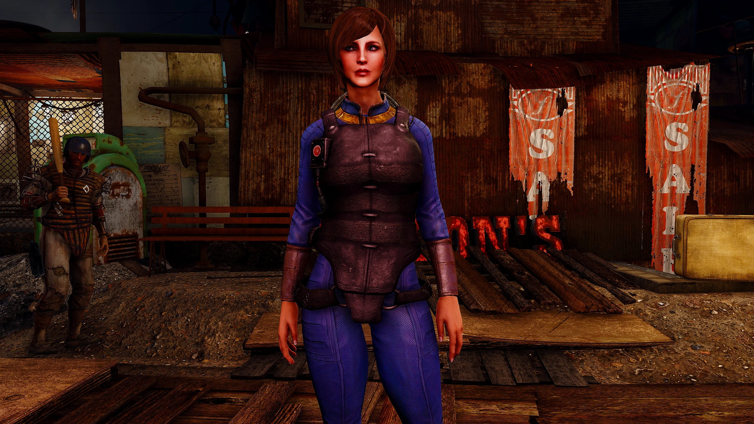 Fallout 4 vault suit with armor фото 92