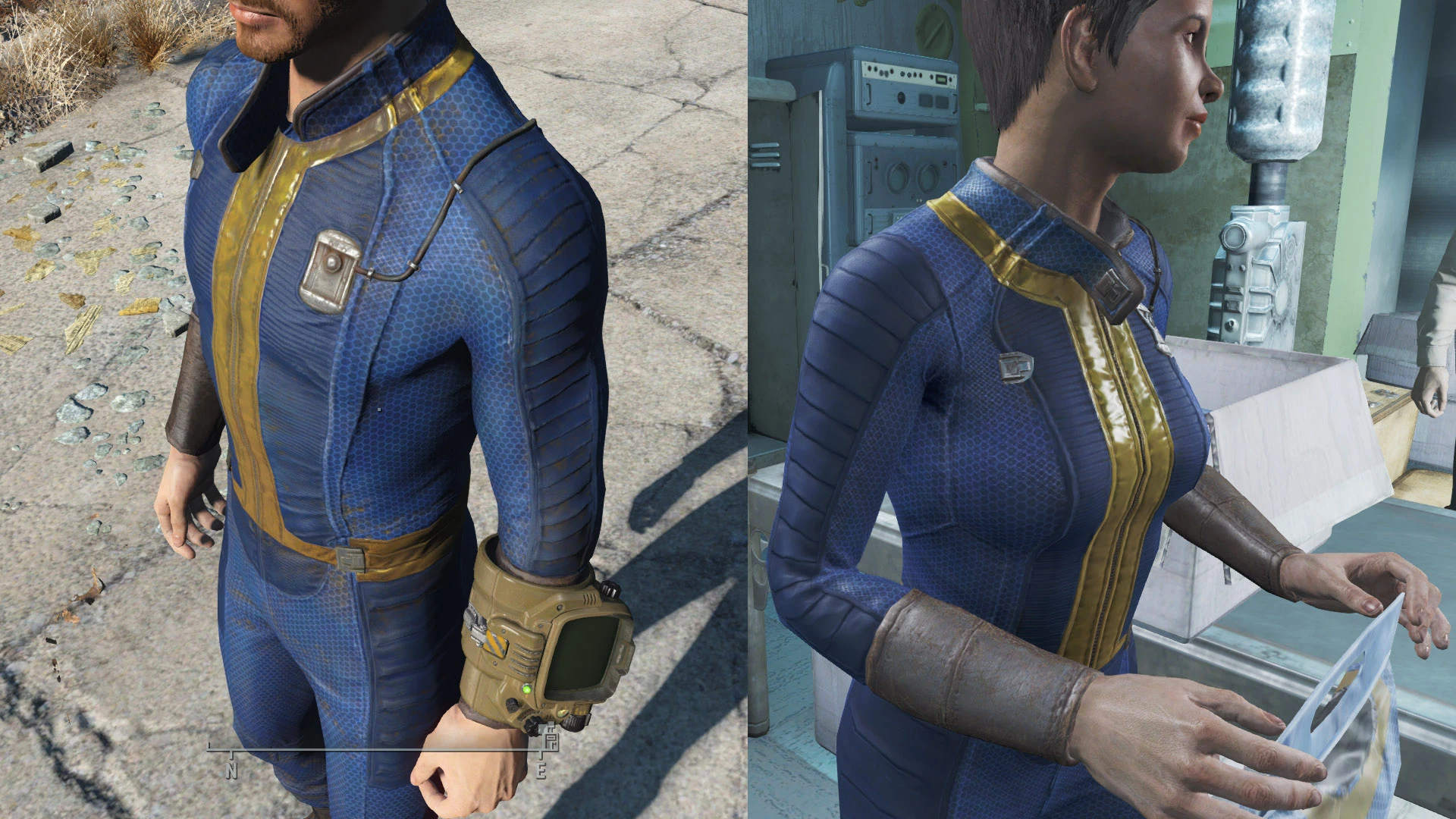 Fallout 4 vault suit retexture фото 7