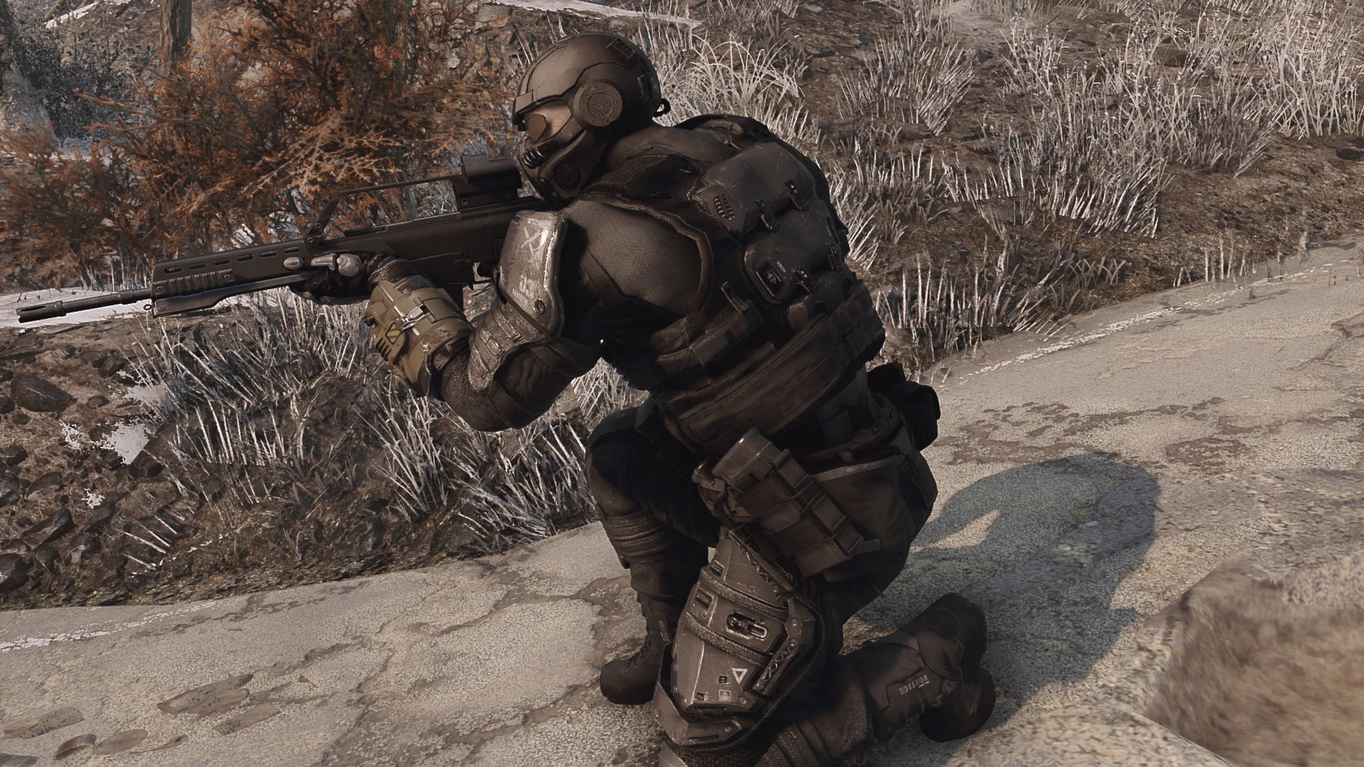 Fallout 4 боевой шлем фото 70
