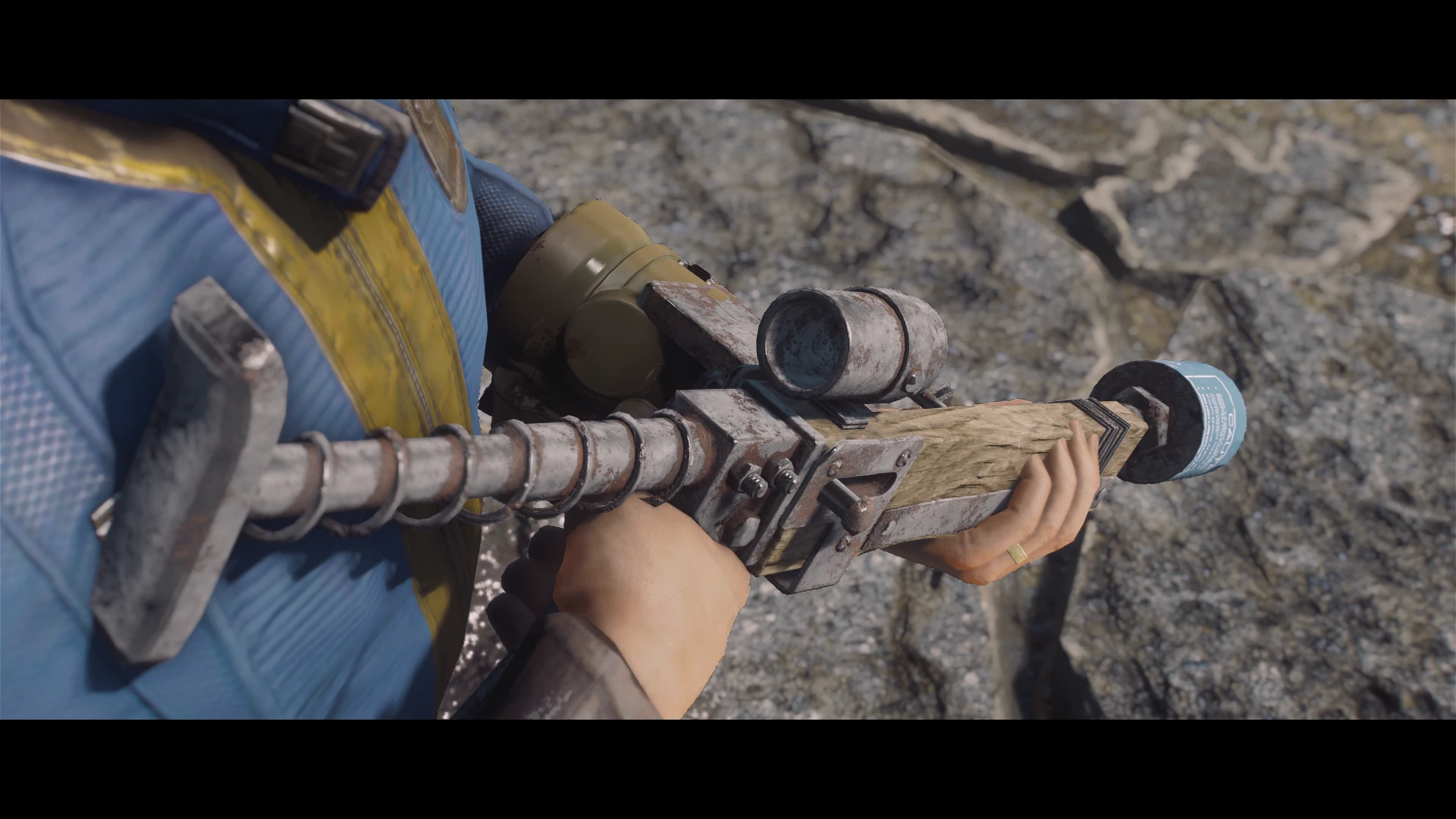 Authentic Handmade Weaponry (Pipe Gun Retexture) At Fallout 4 Nexus ...