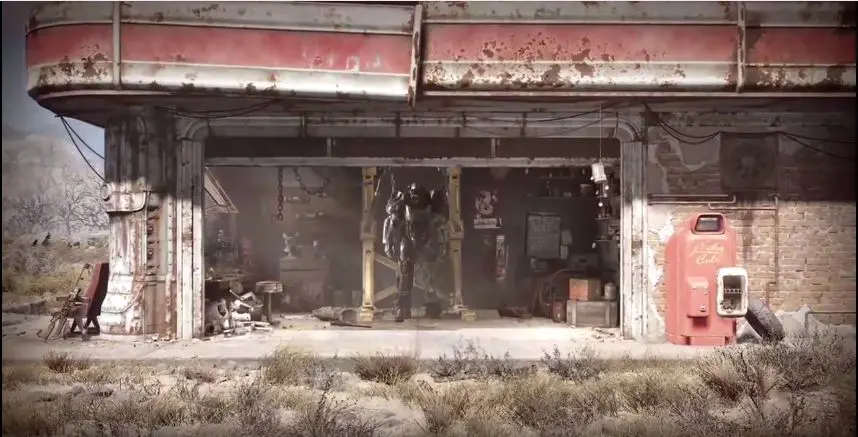 The Fallout 4 Red Rocket Garage Player Home Recreated - vrogue.co