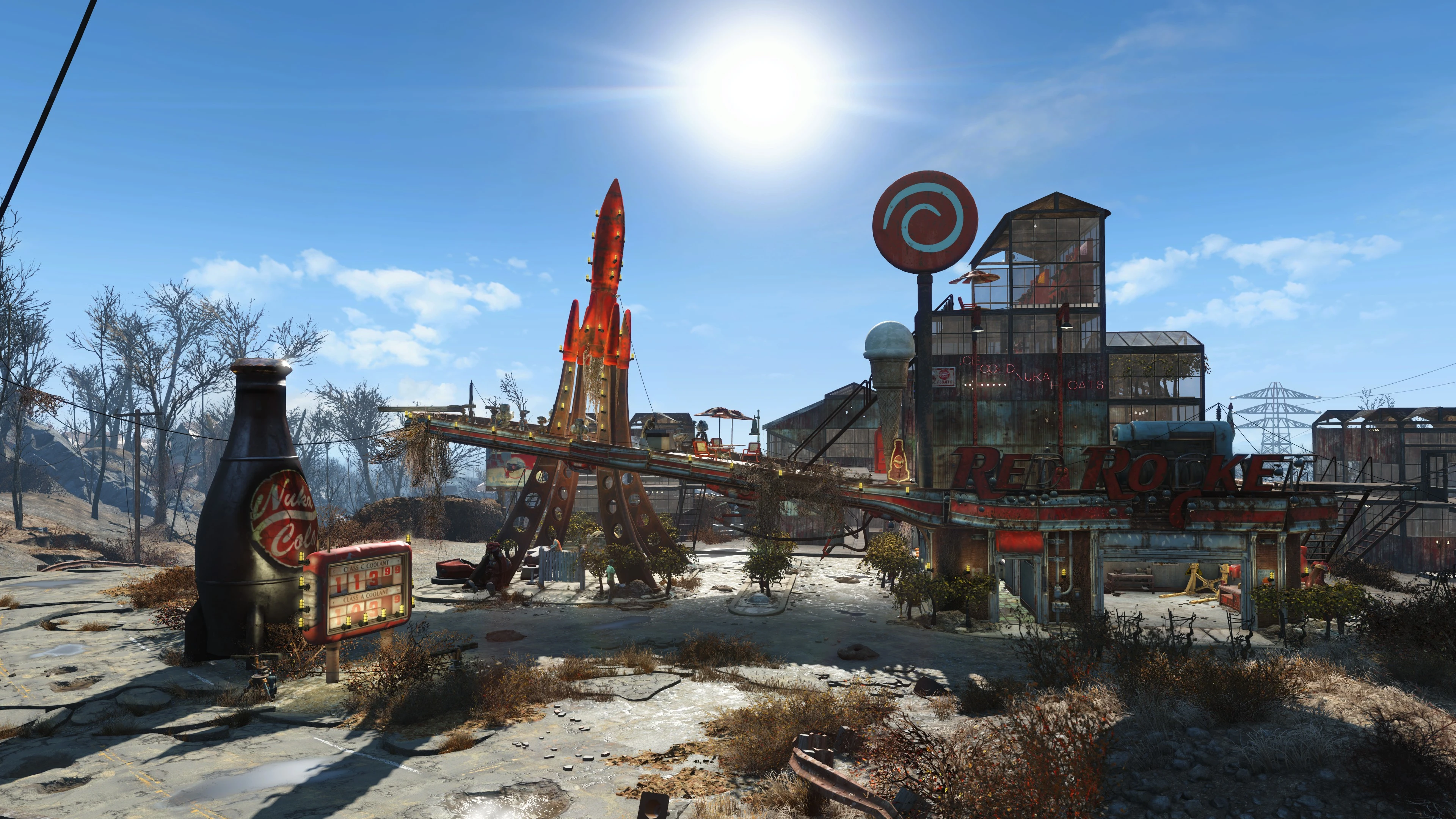 Fallout 4 glowing sea red rocket фото 44