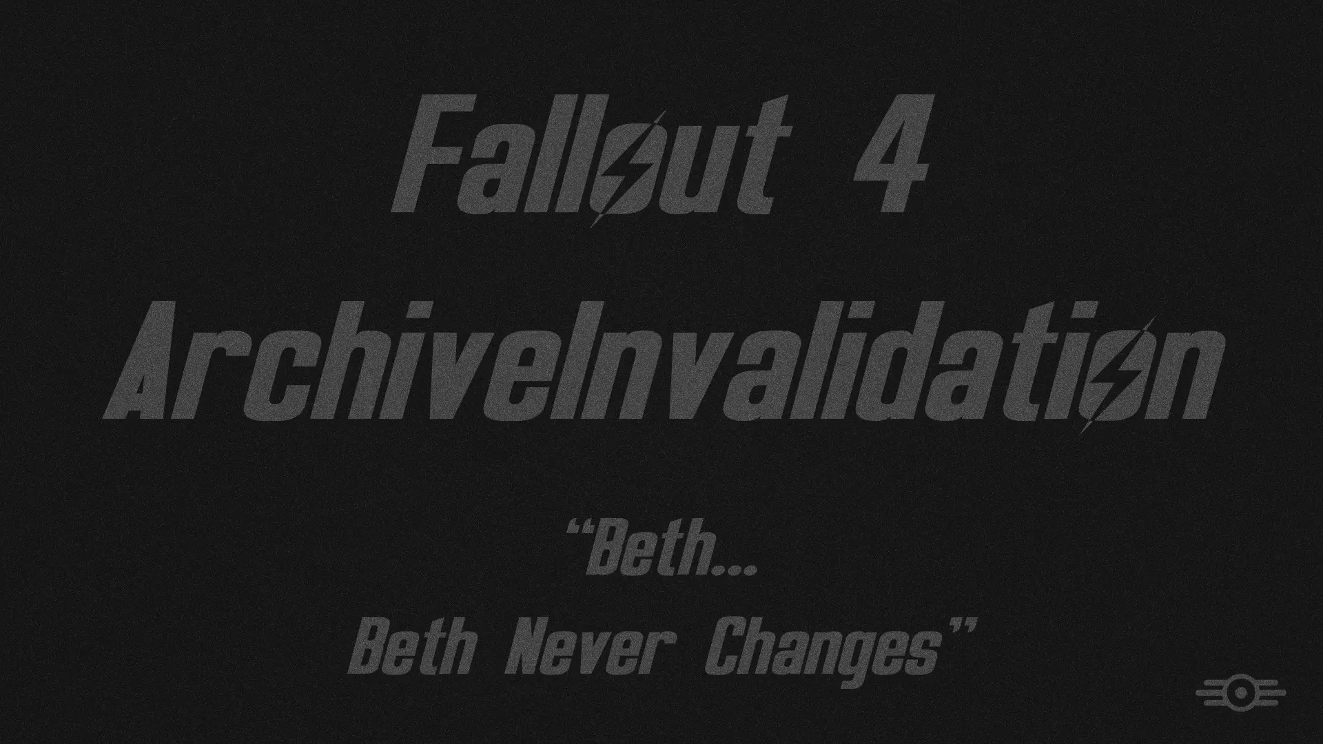 Archiveinvalidation At Fallout 4 Nexus Mods And Community