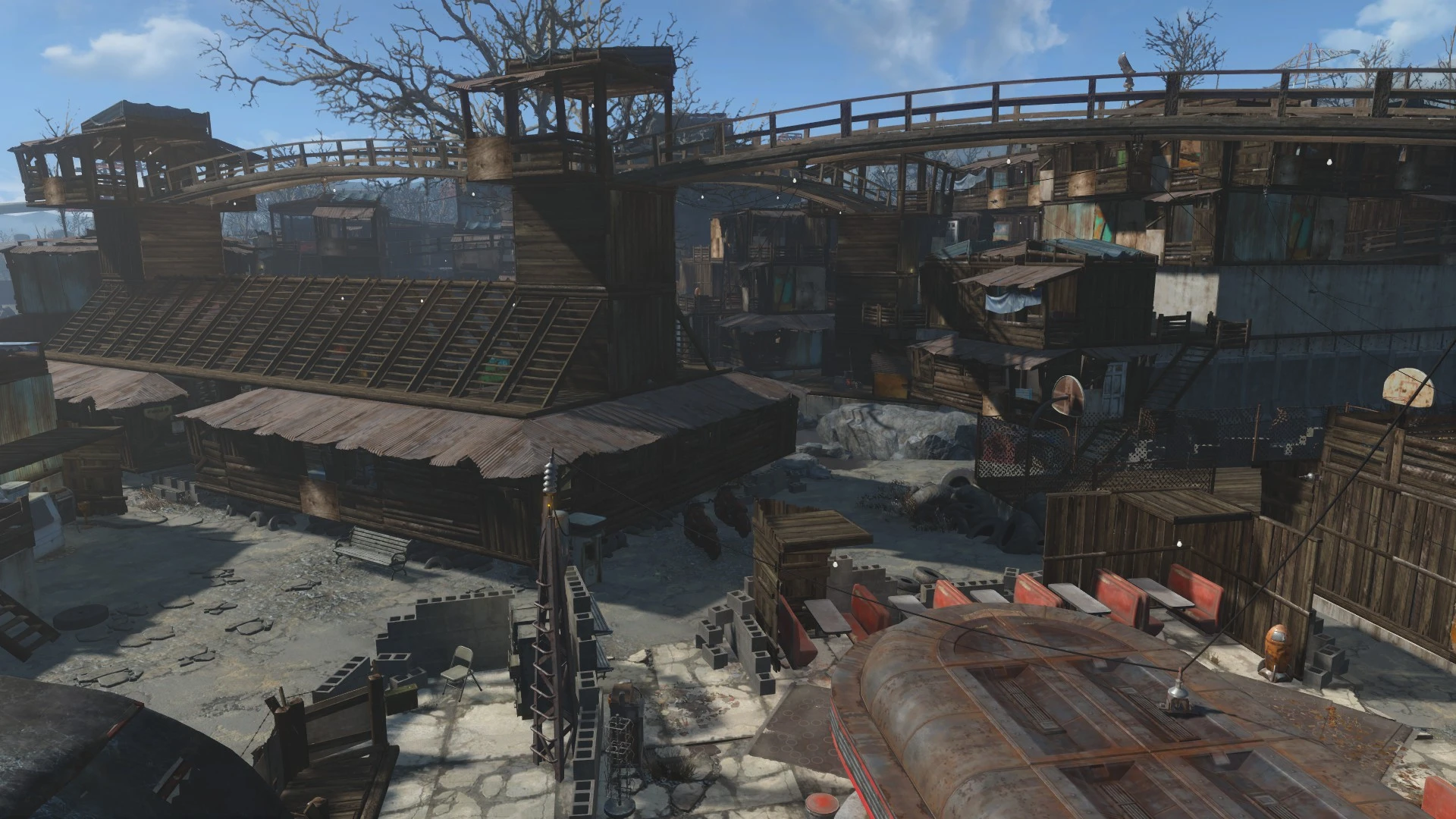 Fallout 4 ретекстуры зданий