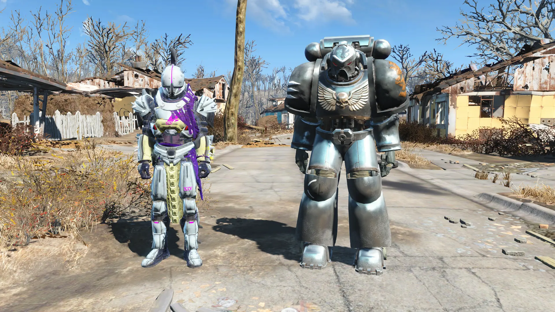 Fallout 4 space marine armor фото 60