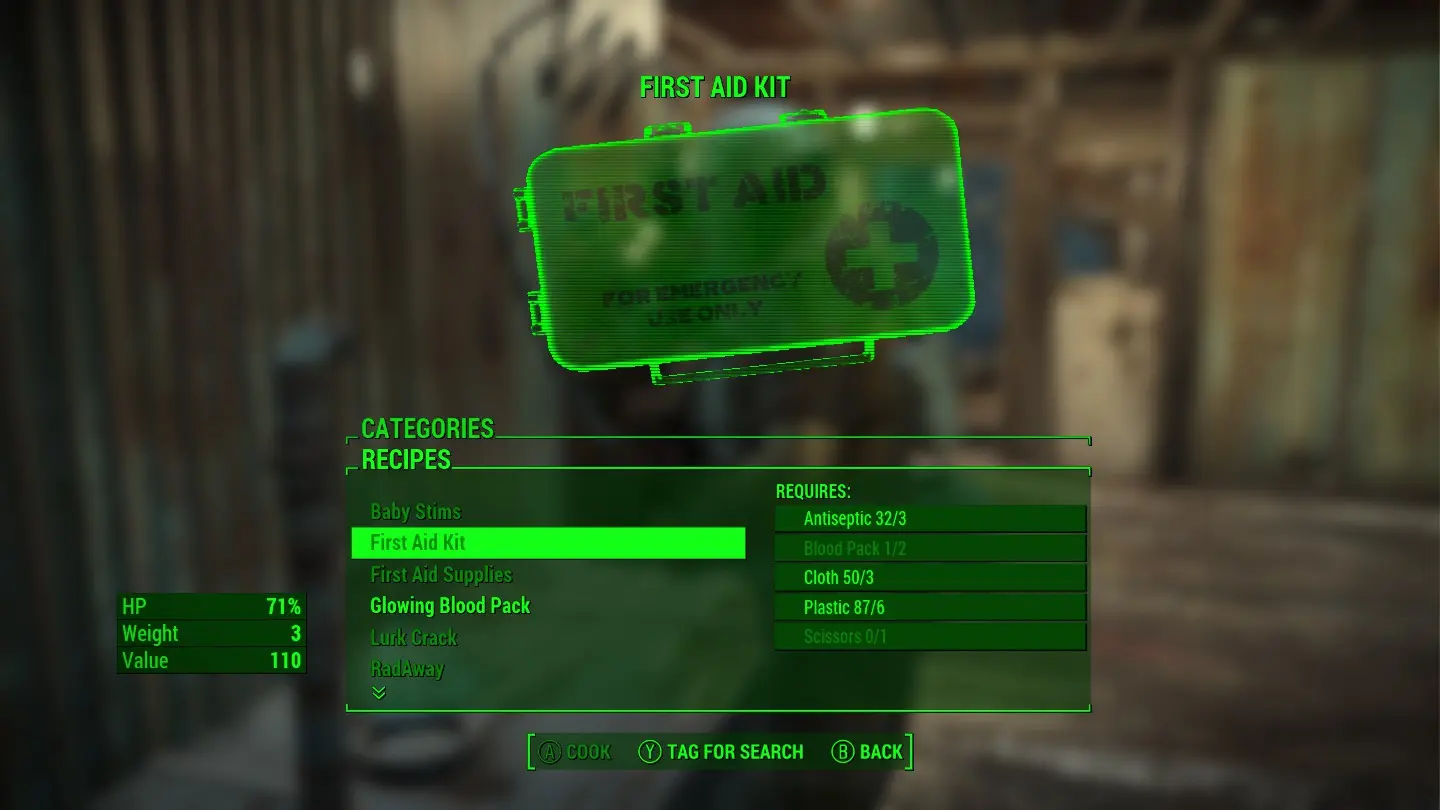 First Aid Kits (craftable) at Fallout 4 Nexus - Mods and community