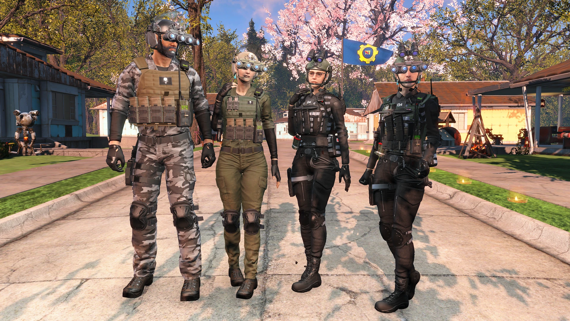 Fallout 4 боевой костюм бостонской полиции фото 109