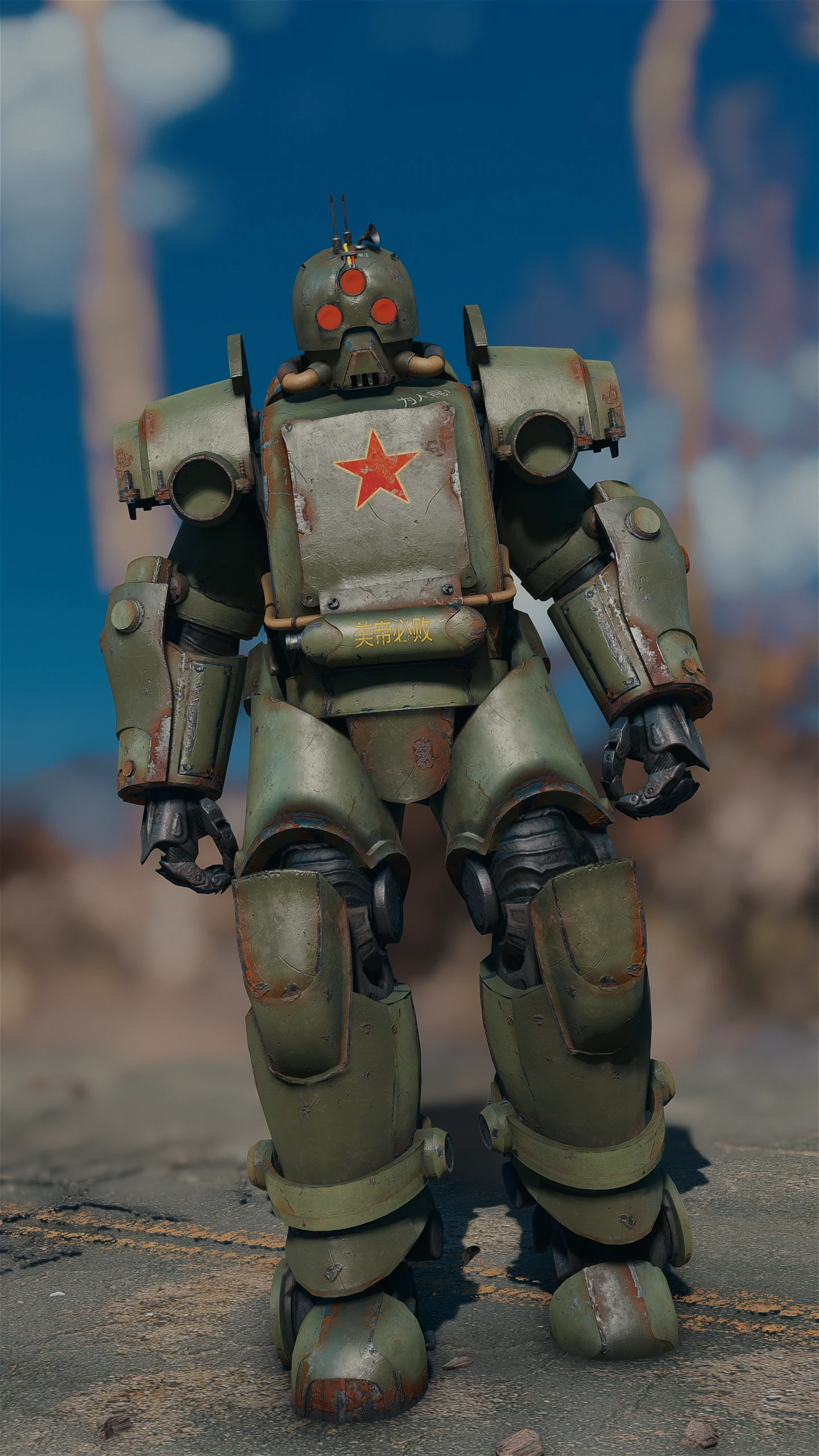 Fallout 4 power armor red фото 8