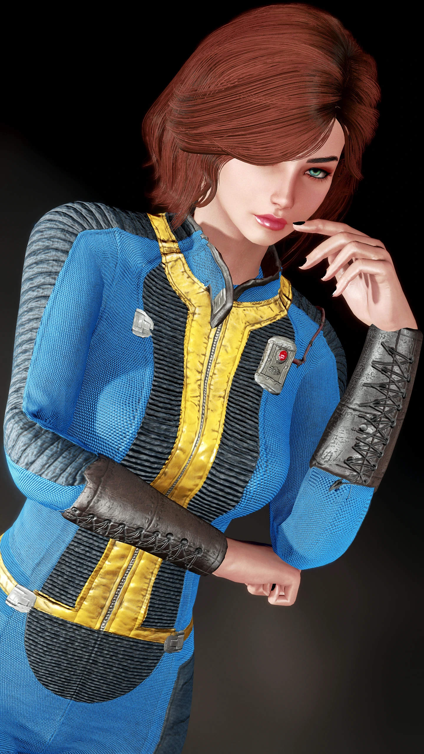 Fallout 4 armored vault suit фото 79