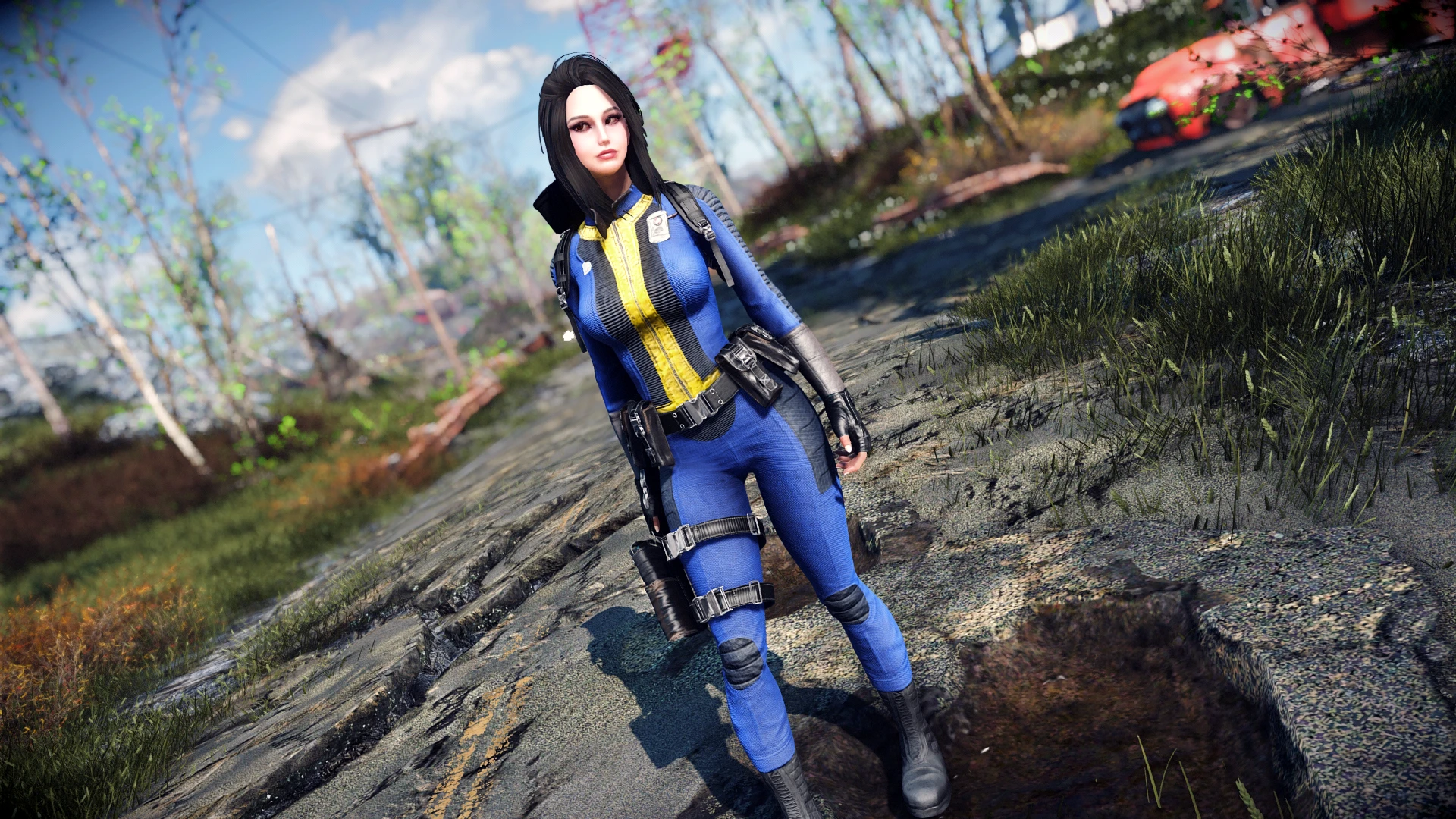 Vault Suit Retextured at Fallout 4 Nexus - Mods and community