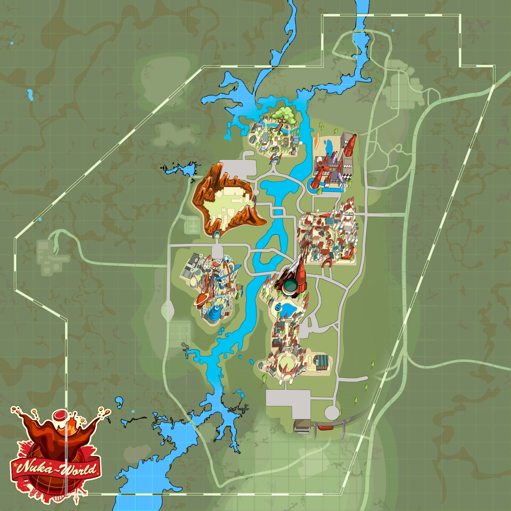 Fallout 4 карта поселений для строительства фото 34