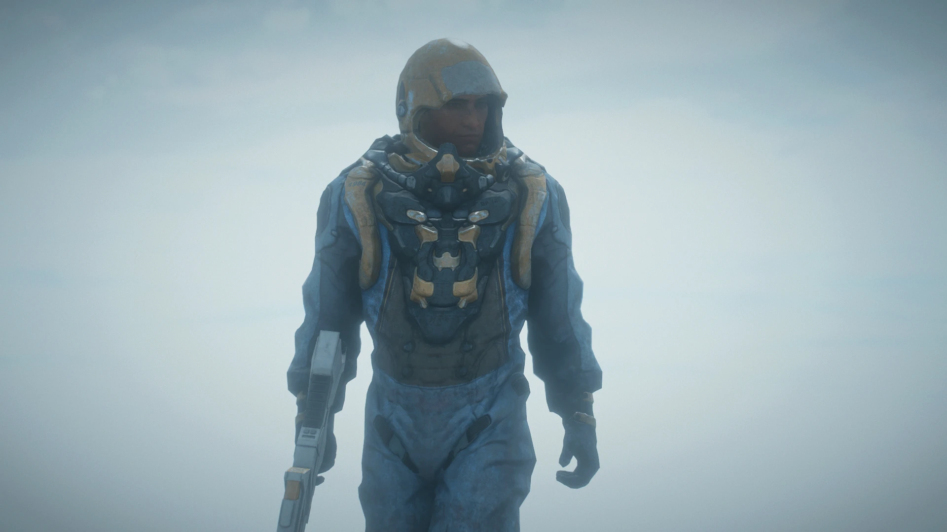 Гига скафандр мод 4. Fallout 4 мод скафандр. Интерстеллар скафандр. Космические солдаты. Интерстеллар костюм.