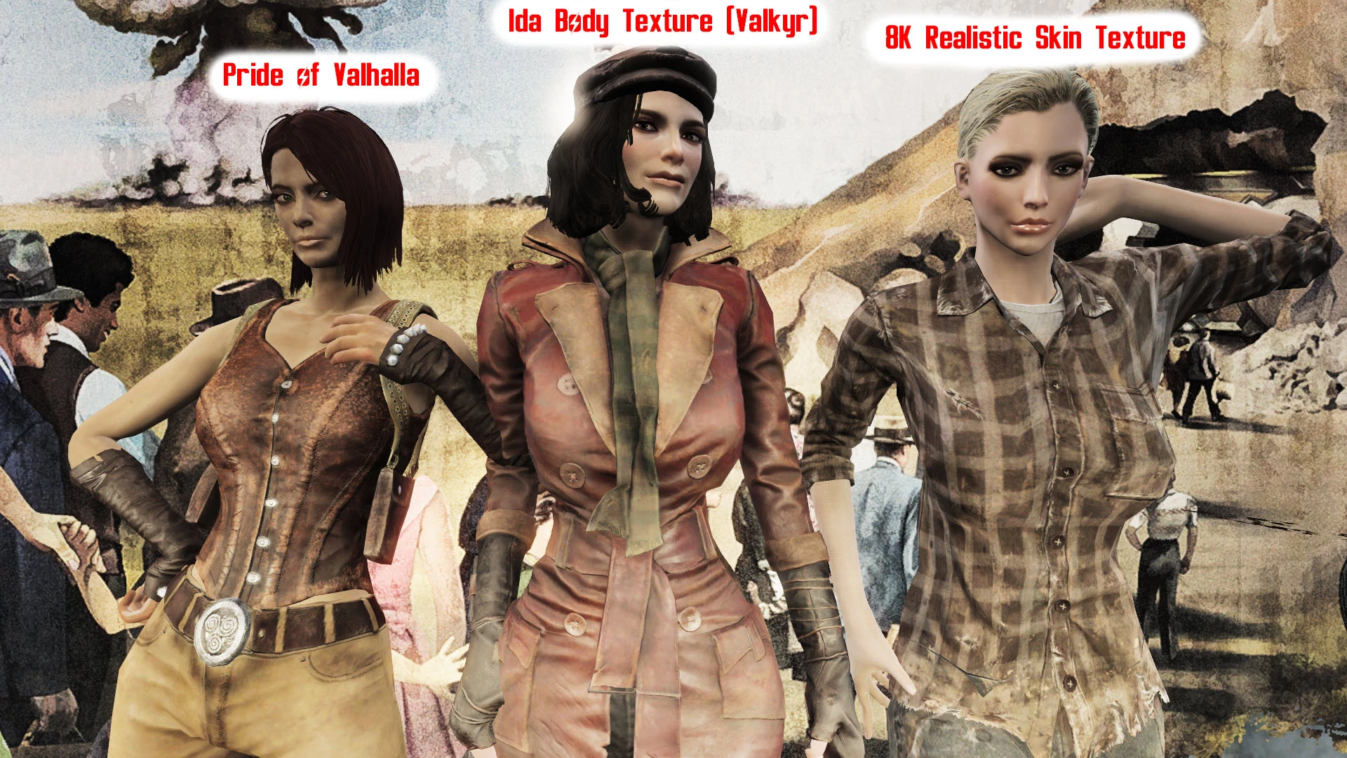 fallout 4 clothing mods makes skin texture out of alinment