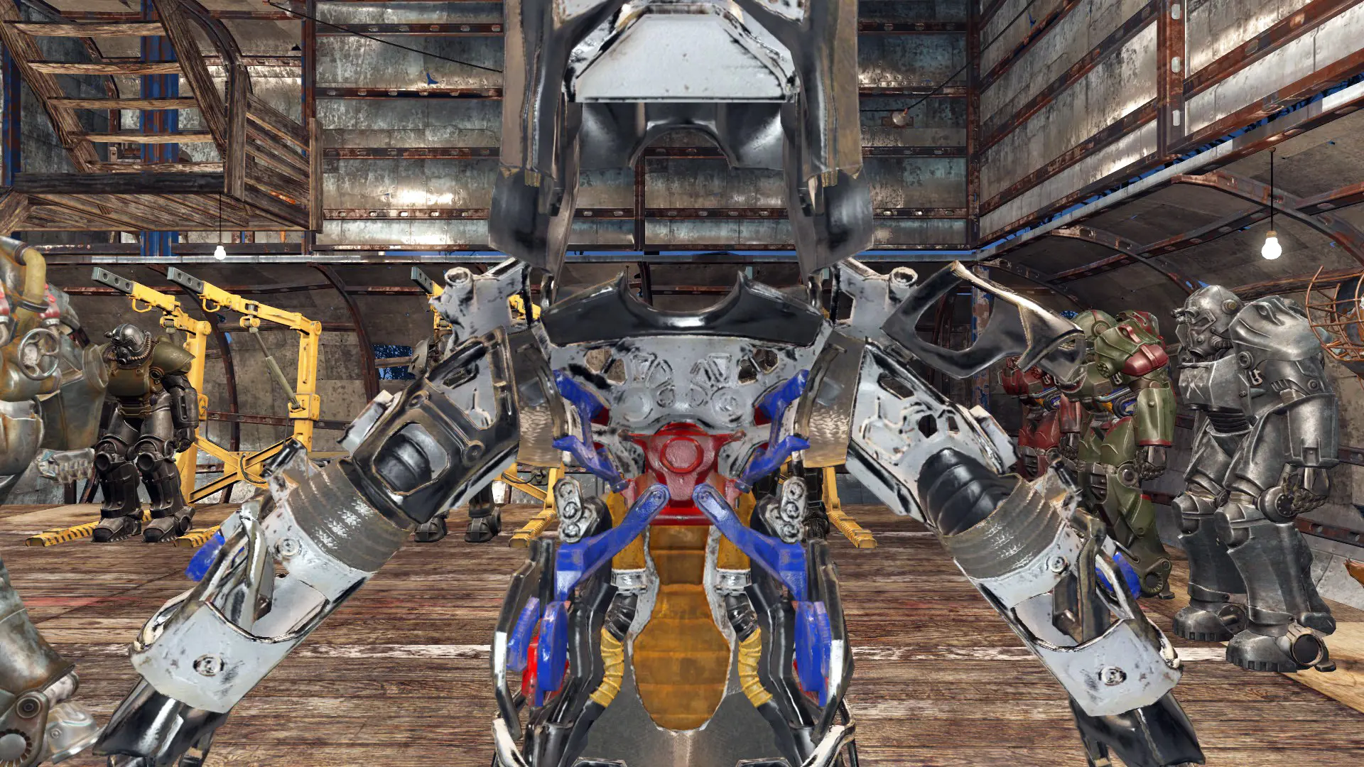 Rx 78 2 Power Armor Frame Retexture 4k At Fallout 4 Nexus Mods And Community 3414