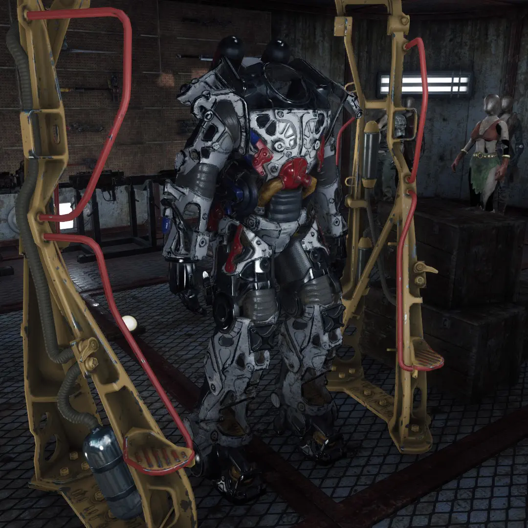 Rx 78 2 Power Armor Frame Retexture 4k At Fallout 4 Nexus Mods And Community