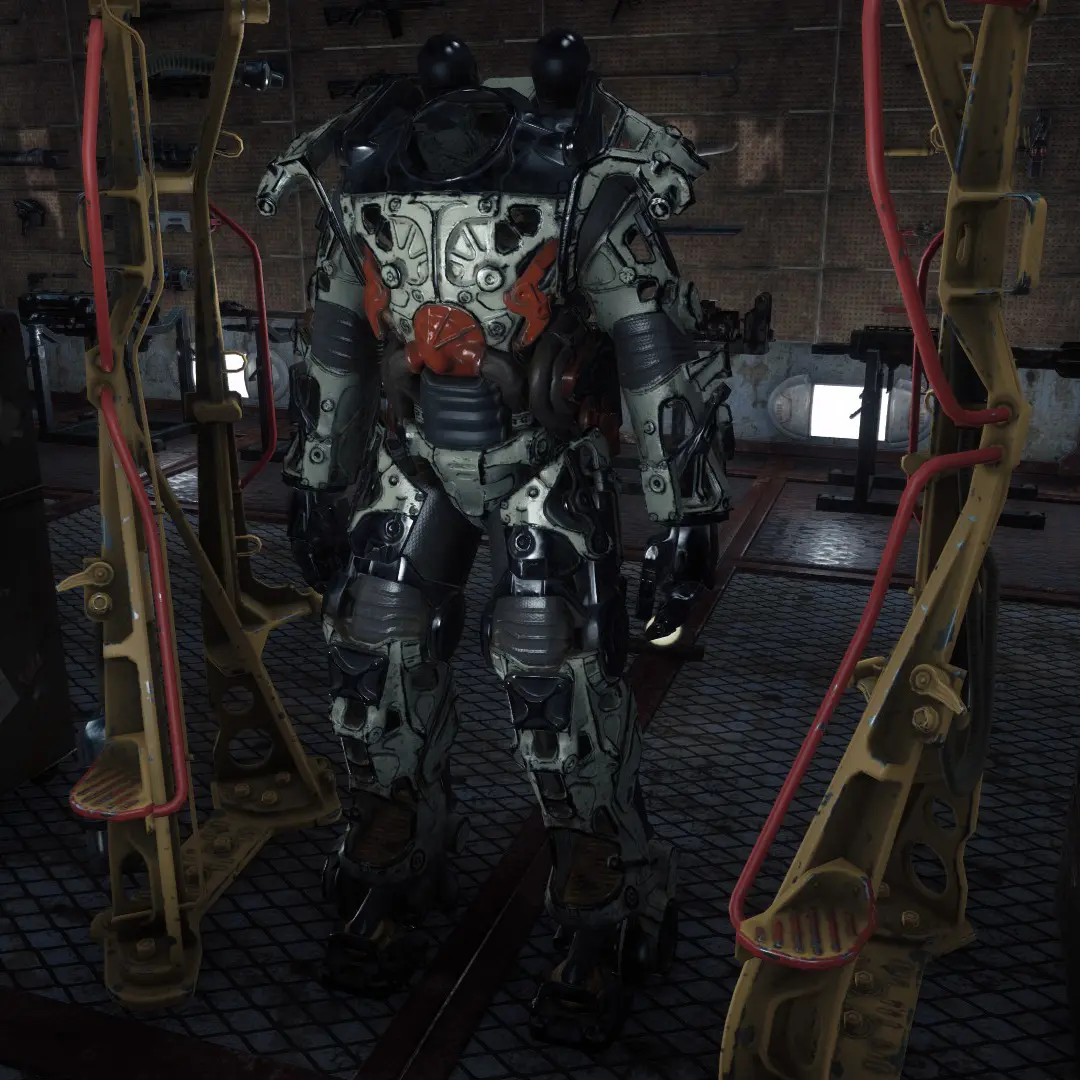 Rx 78 2 Power Armor Frame Retexture 4k At Fallout 4 Nexus Mods And Community