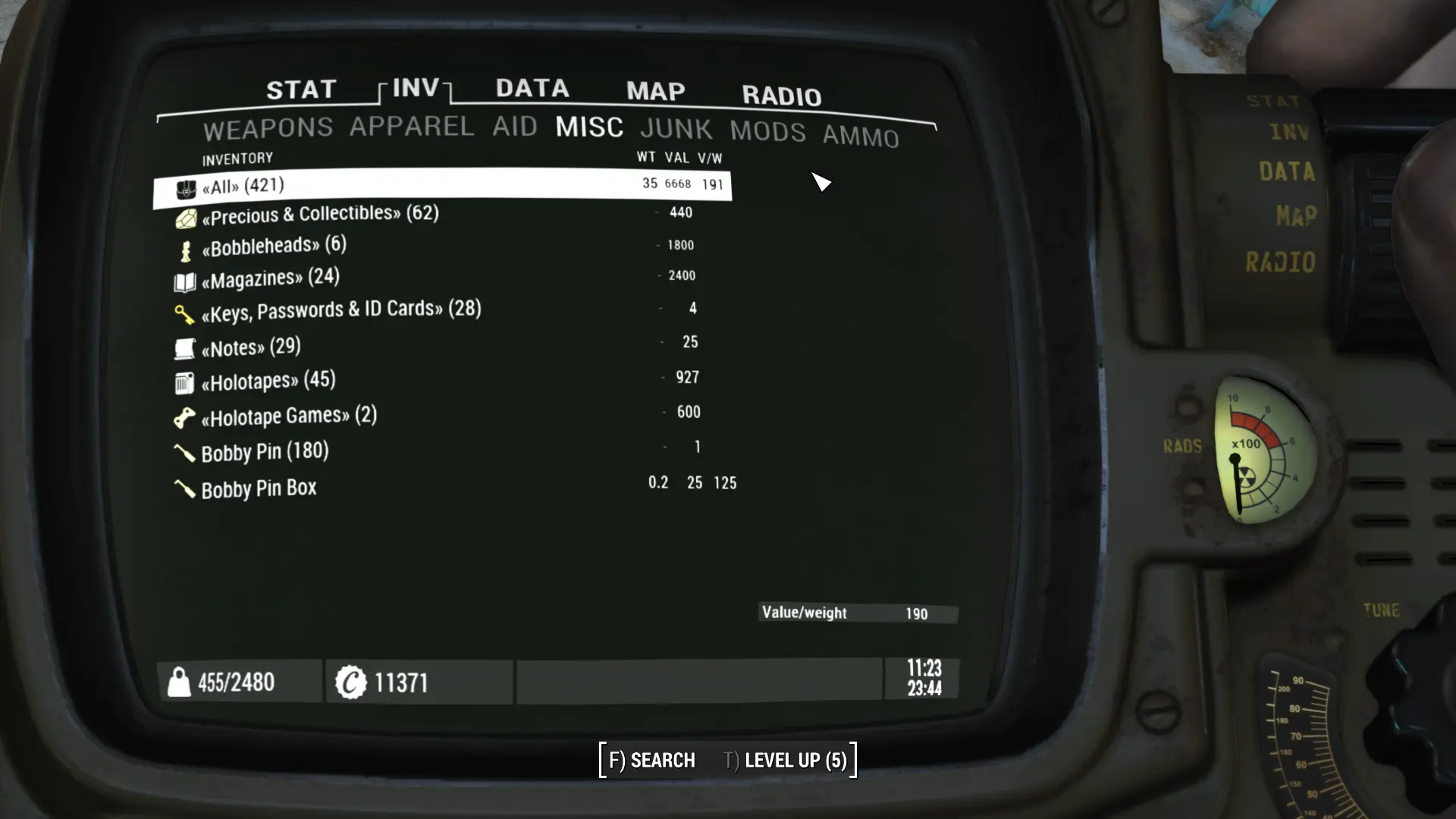 Fallout 4 item sorter фото 11