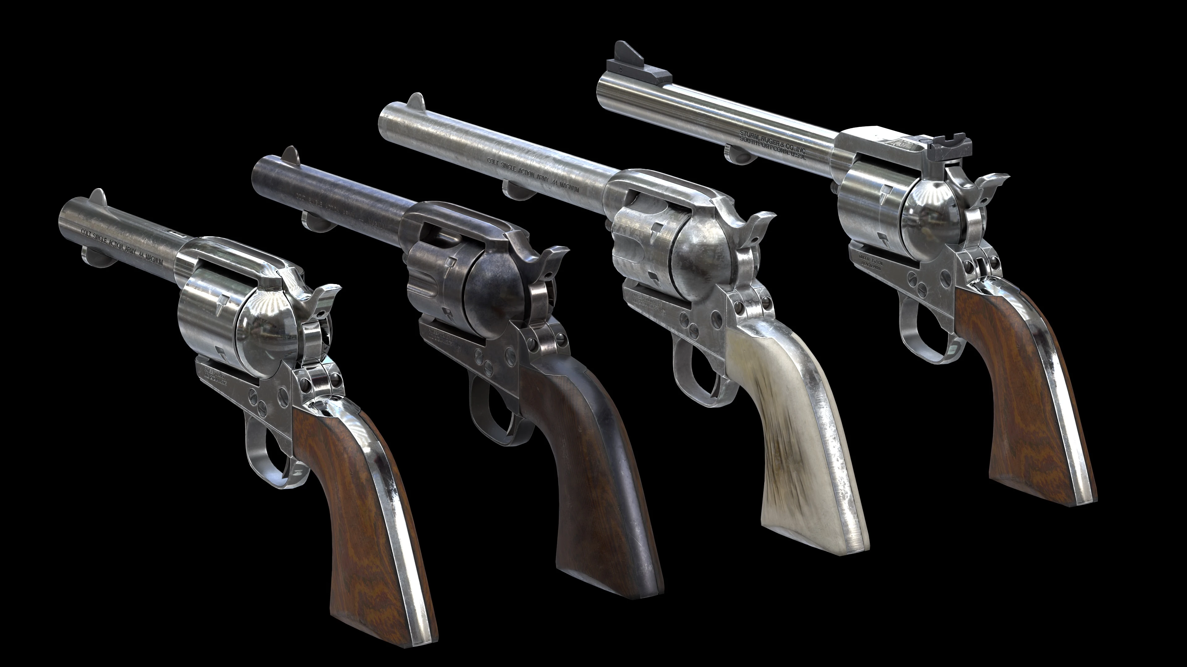 M2045 magnum revolver rifle для fallout 4 фото 104