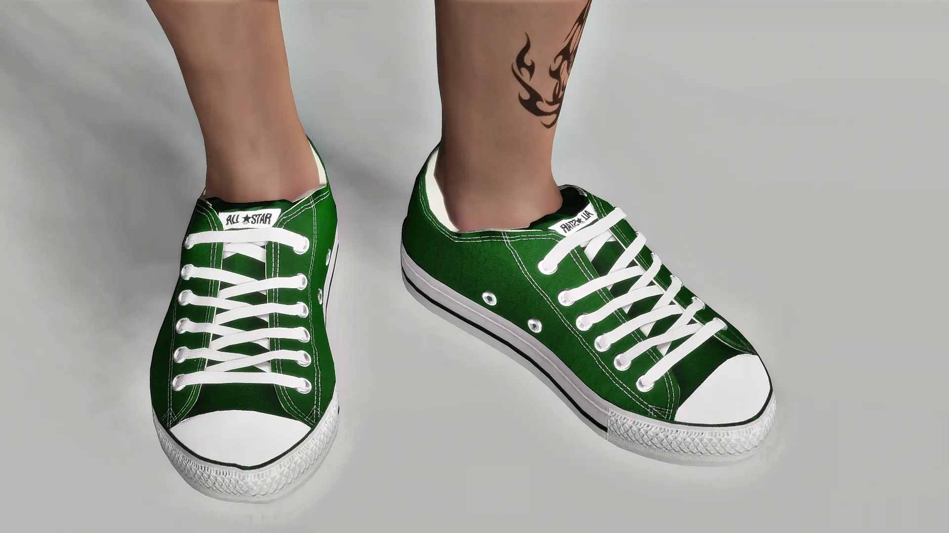 Converse Shoes And High Sneakers - Fusion Girl-cbbe At Fallout 4 Nexus 