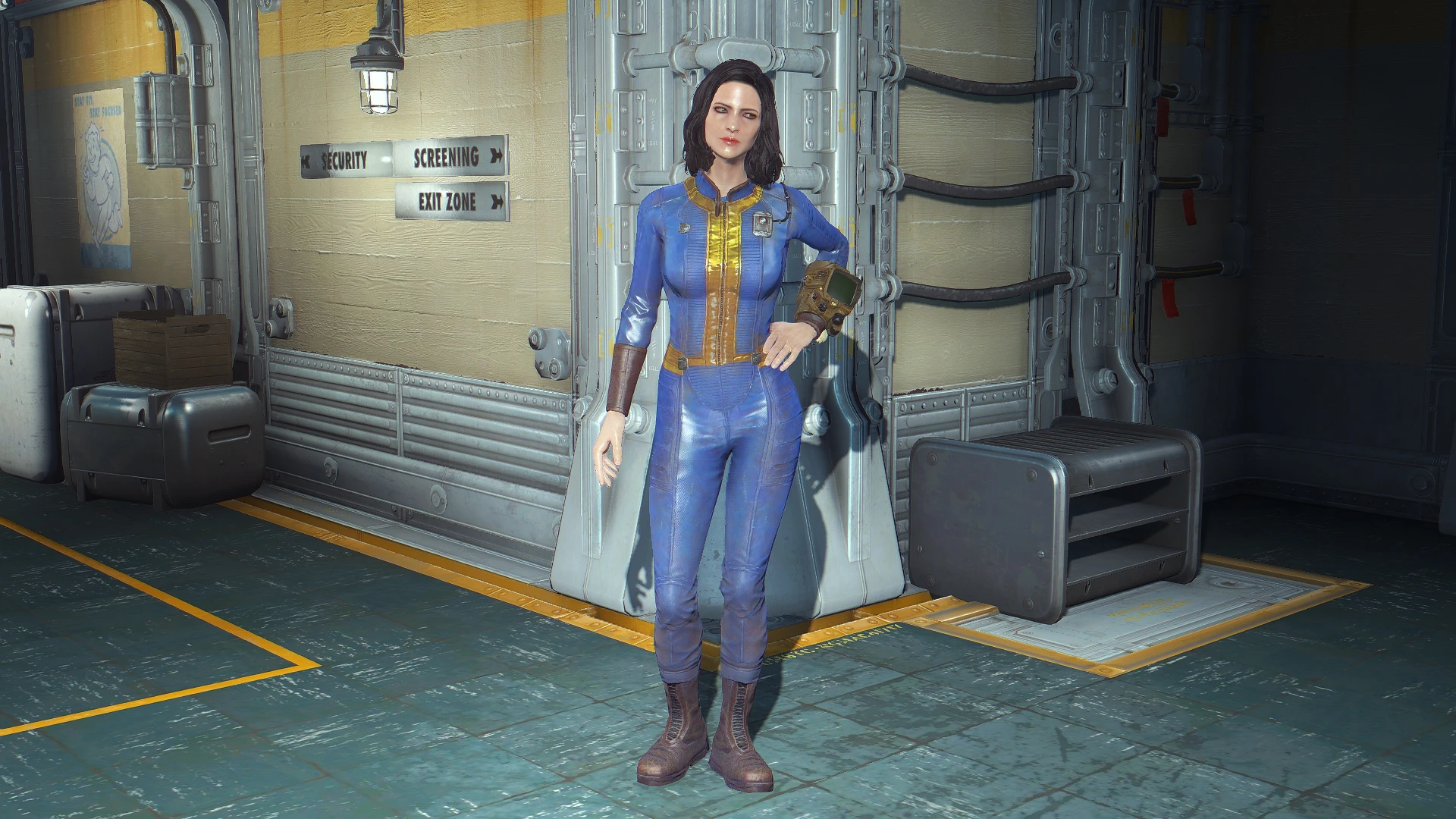 Fallout 4 armored vault suit фото 114