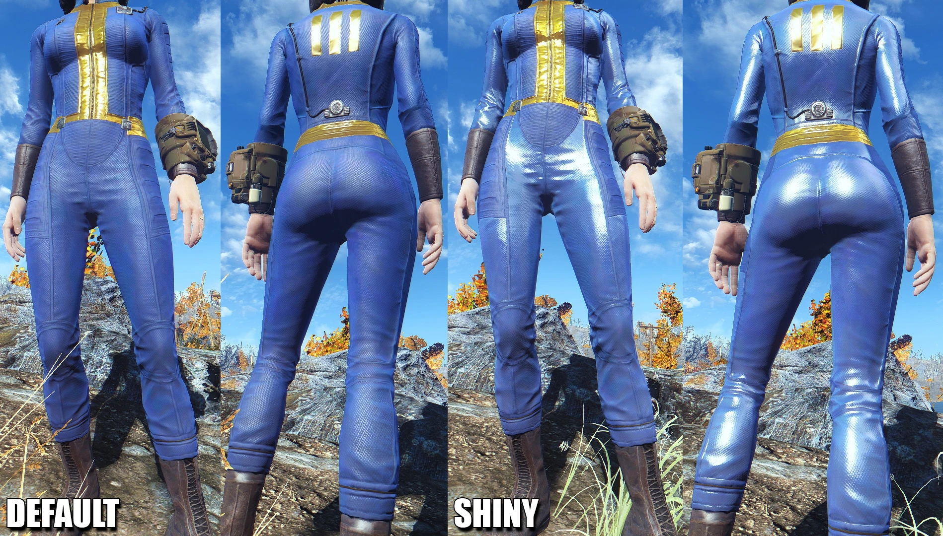 More Shiny Vault Suit At Fallout 4 Nexus Mods And Community.