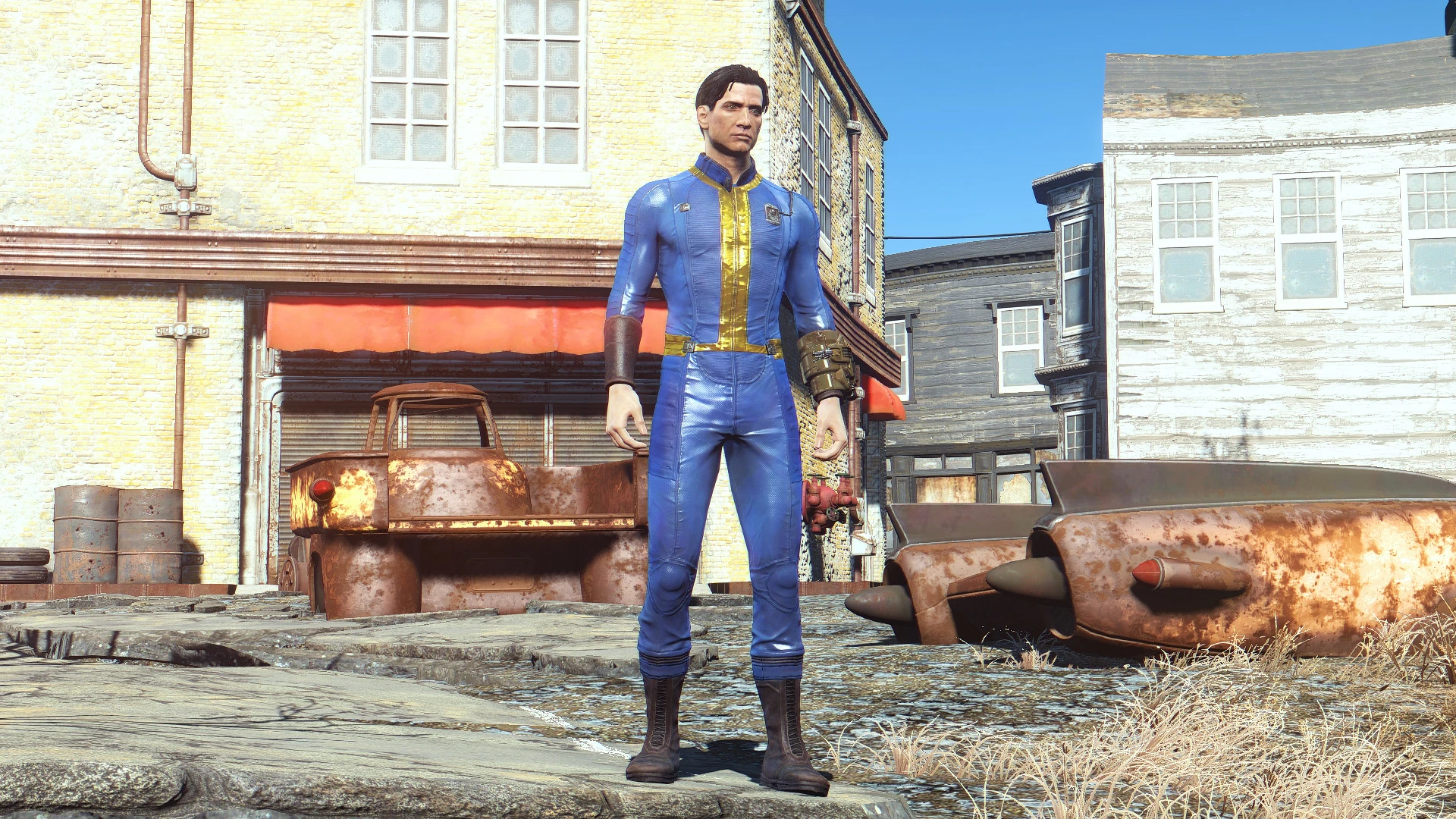 Fallout 4 black vault suit фото 38
