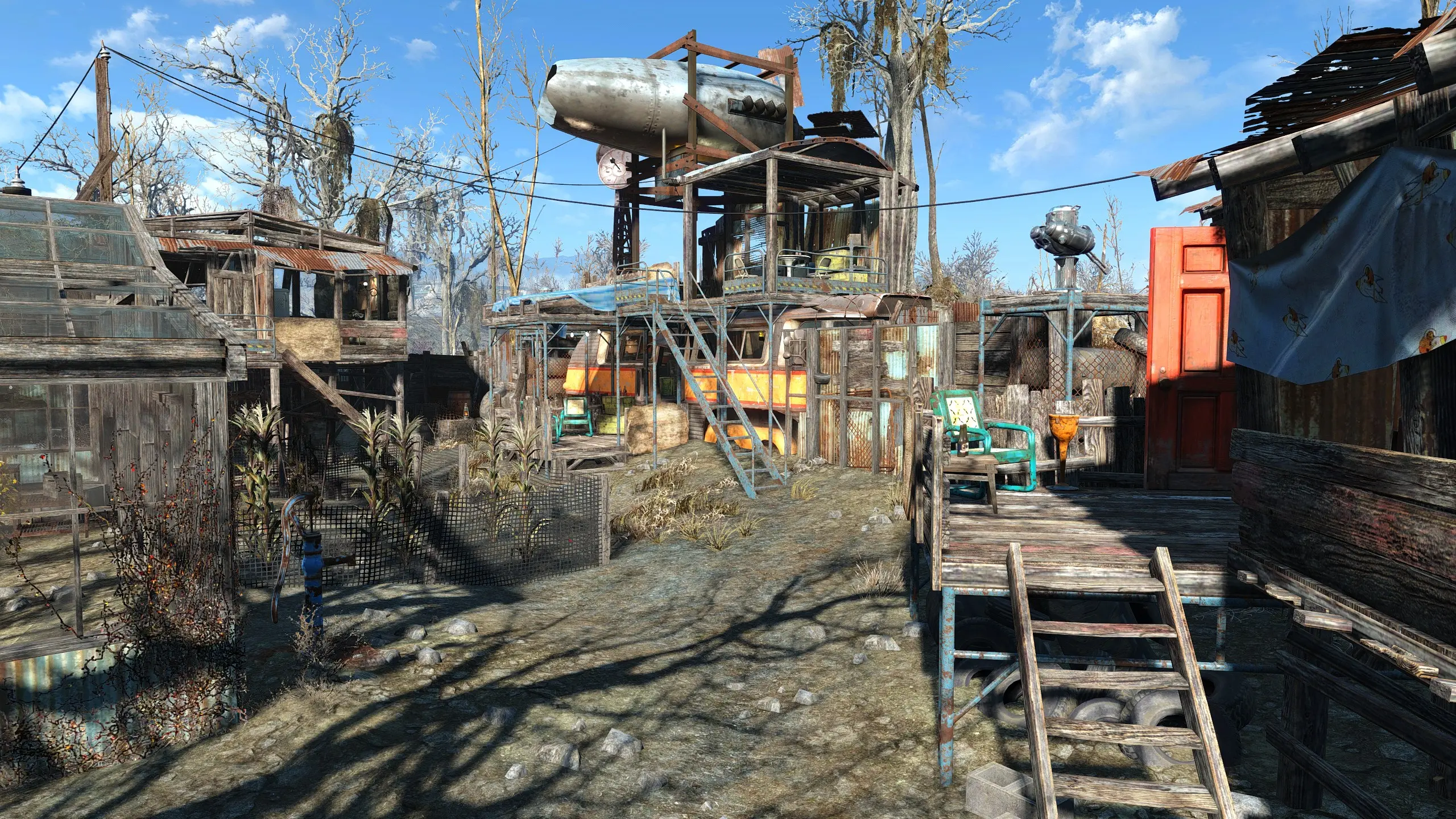 Fiddleflaps Vids - Greentop Nursery Settlement Blueprint at Fallout 4 ...