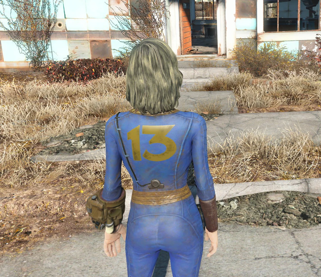 Fallout 4 unzipped vault suit фото 54