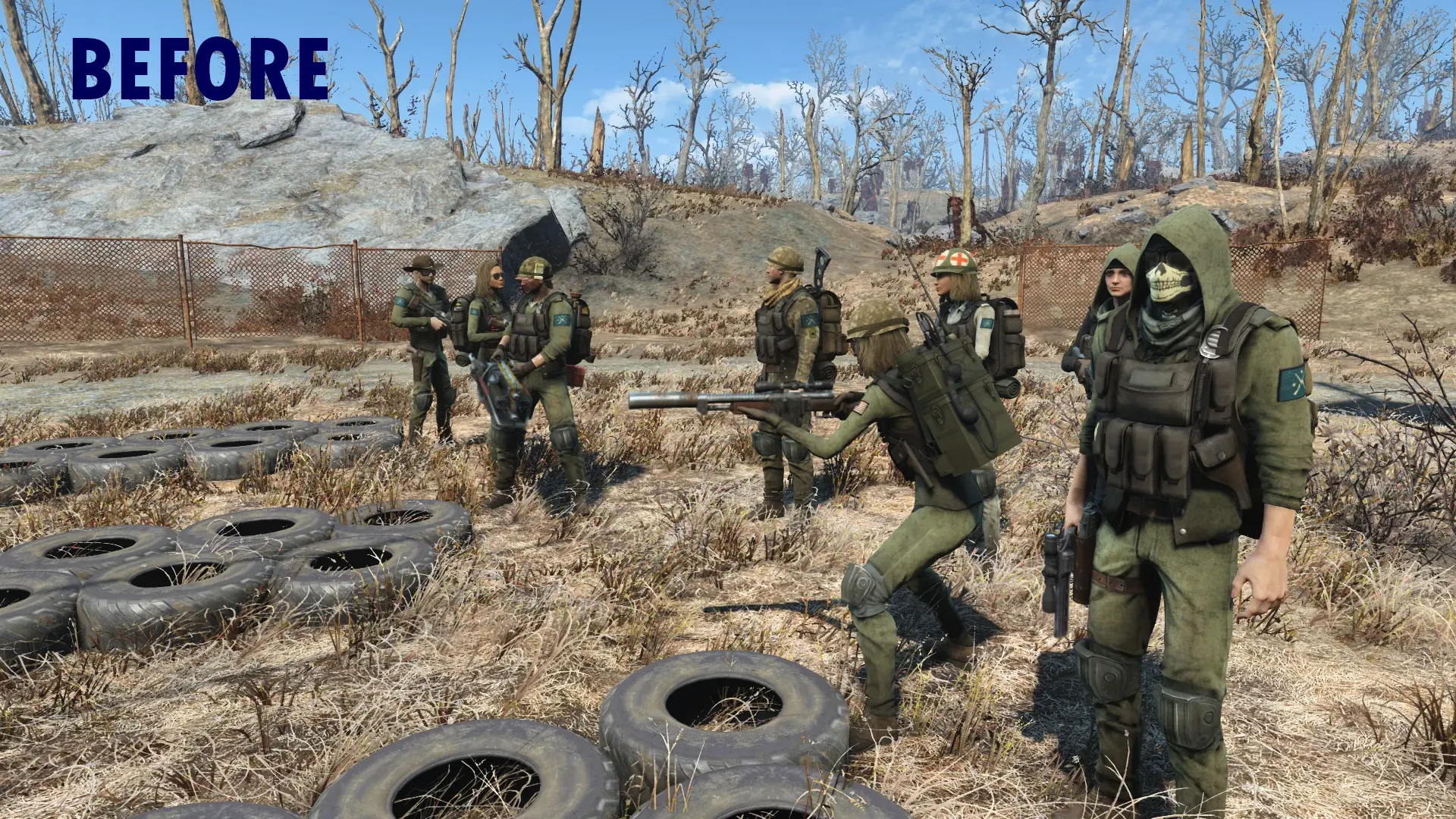 Militarized Minutemen Dark Blue Uniforms At Fallout 4 Nexus - Mods And ...