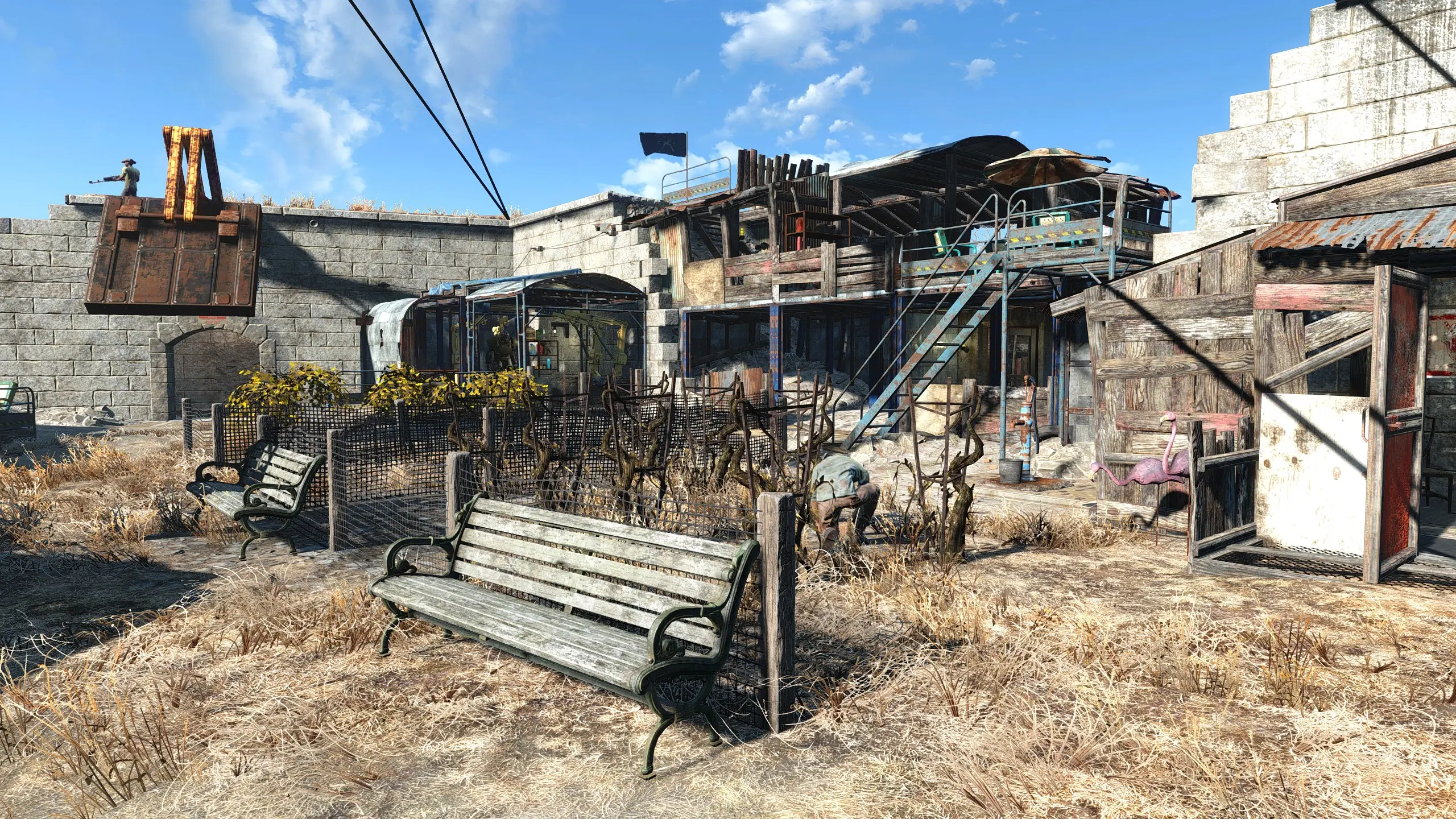 Fiddleflaps Vids - The Castle Settlement Blueprint at Fallout 4 Nexus ...