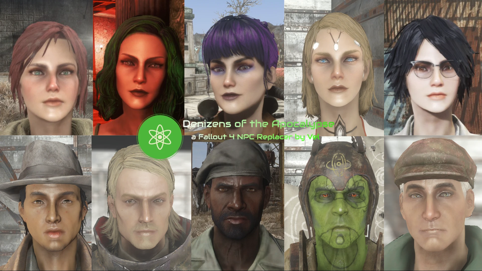 Fallout 4 Mods - Misc Hairstyles - YouTube