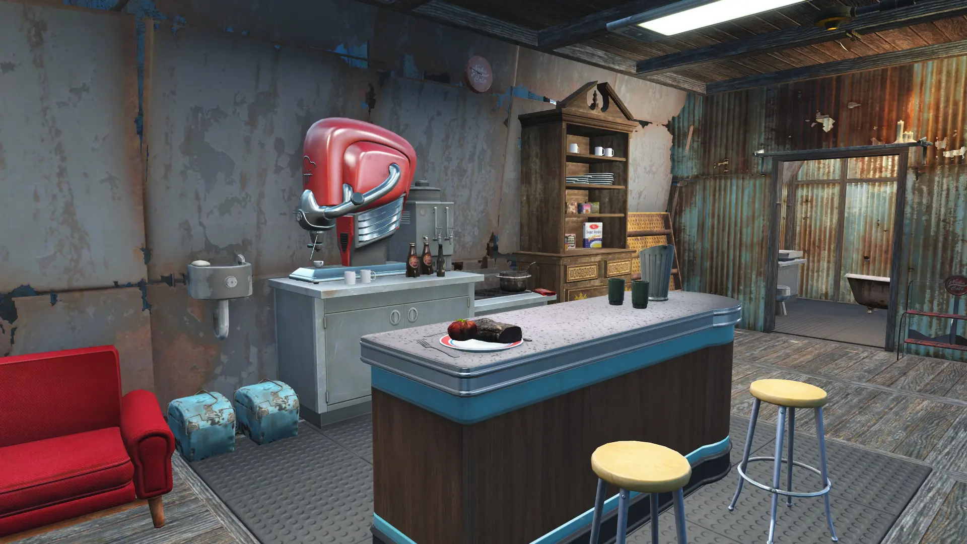 Starlight Drive-in Screentop Appartment At Fallout 4 Nexus - Mods And 