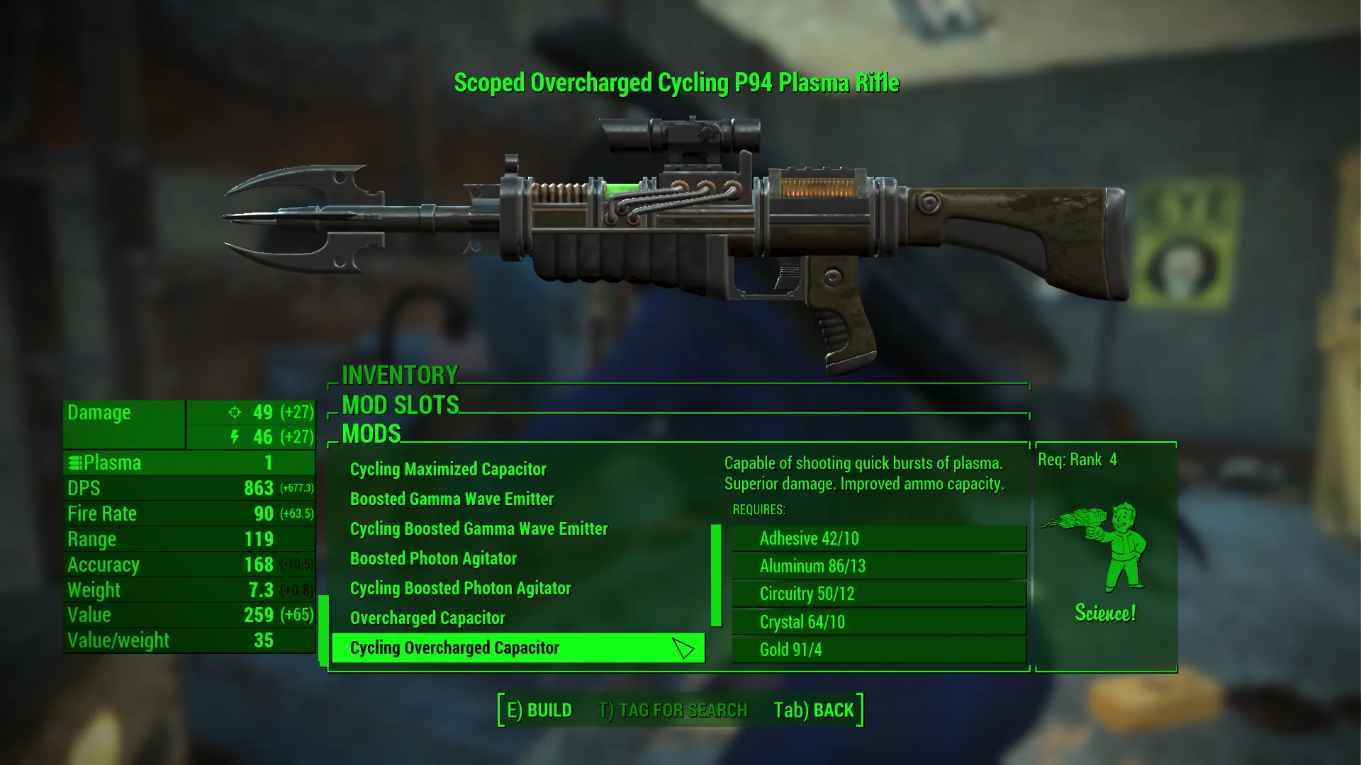 Jack's Unofficial Update for P94 Plasma Rifle at Fallout 4 Nexus - Mods ...