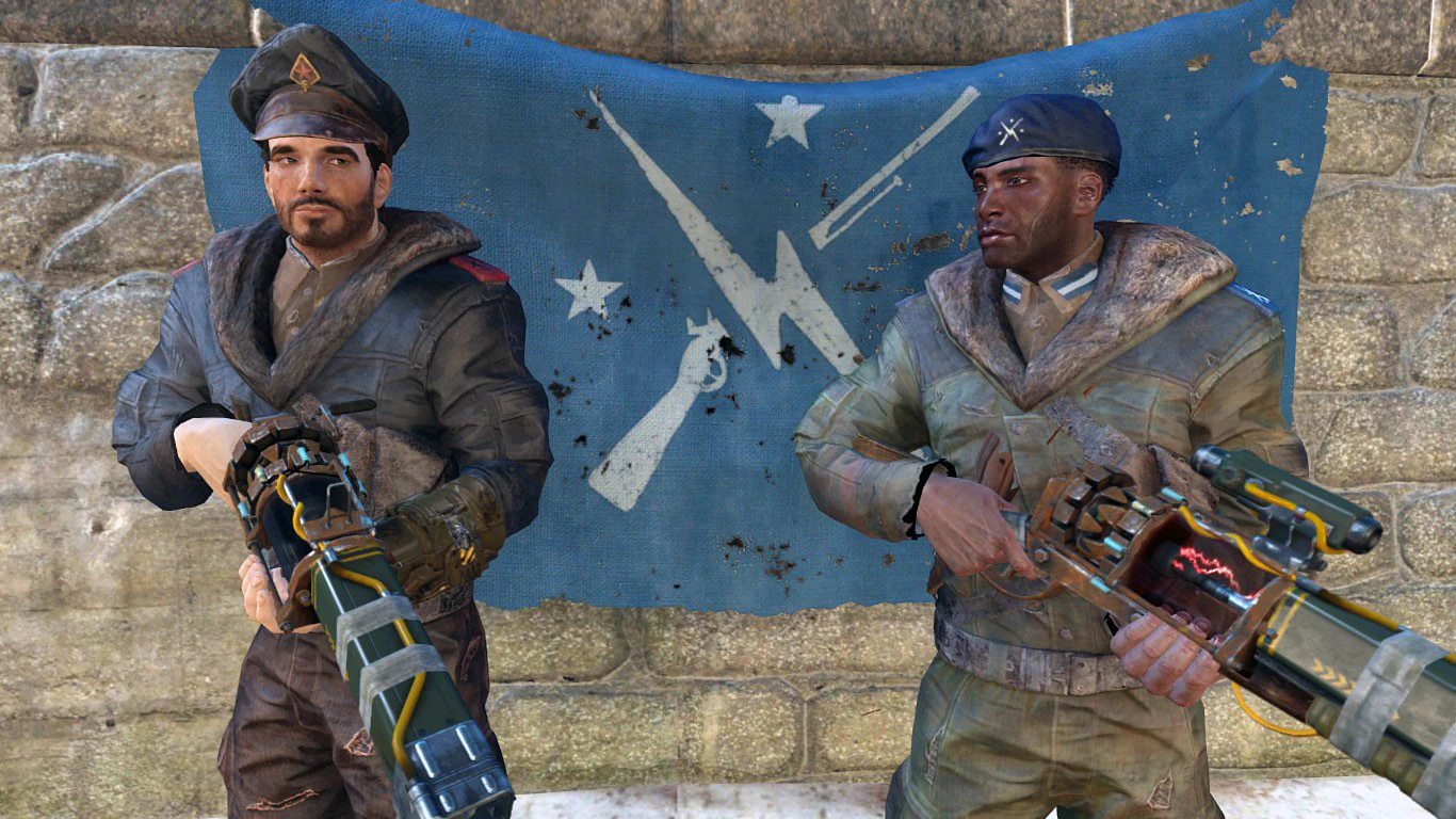 Gallery of Fallout 4 Minutemen Soldiers.