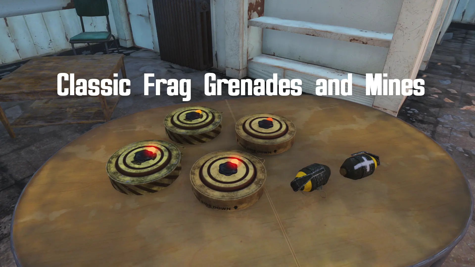 Classic Frag Grenades and Mines at Fallout 4 Nexus - Mods and community