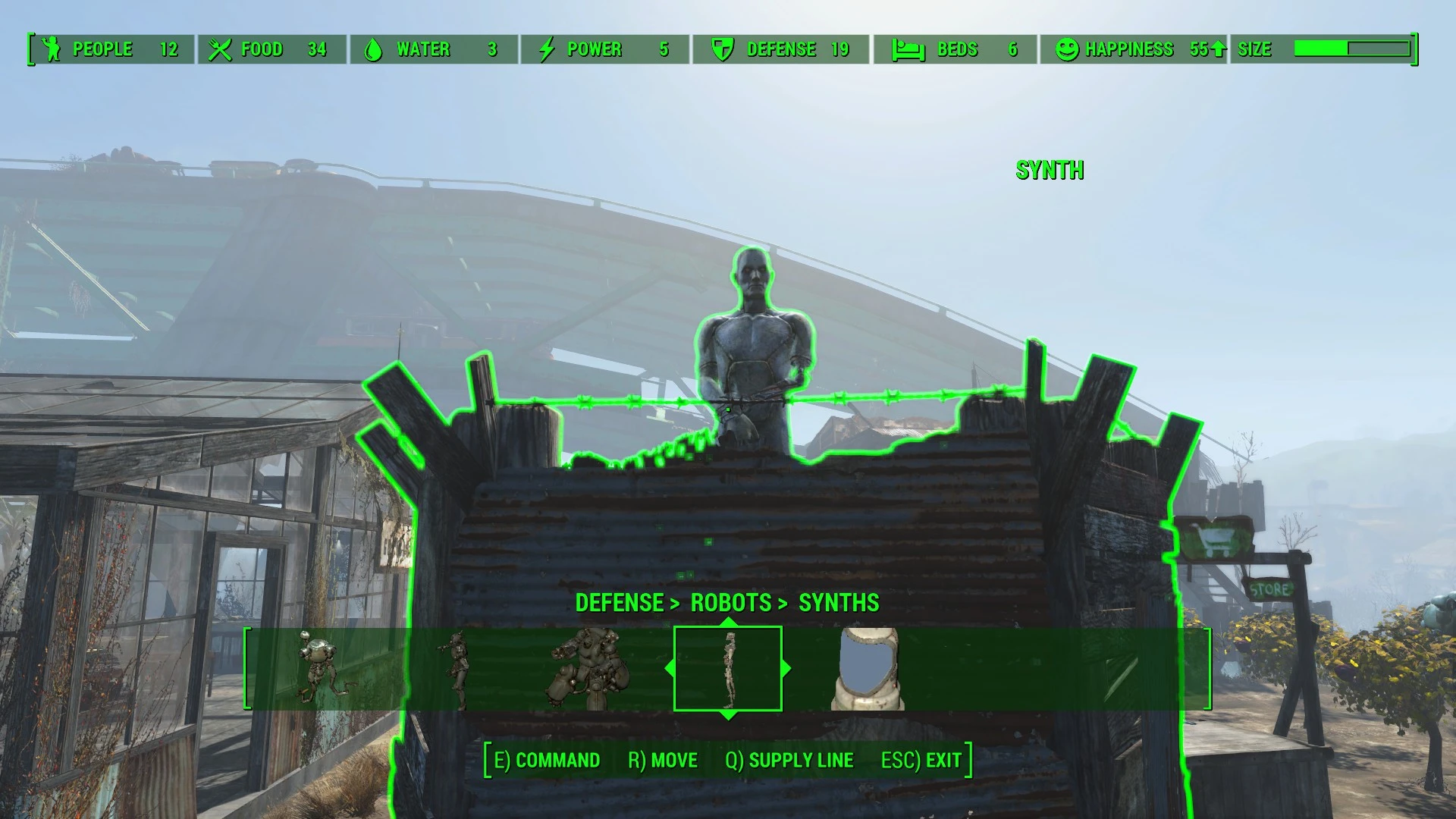 Robot home defence for fallout 4