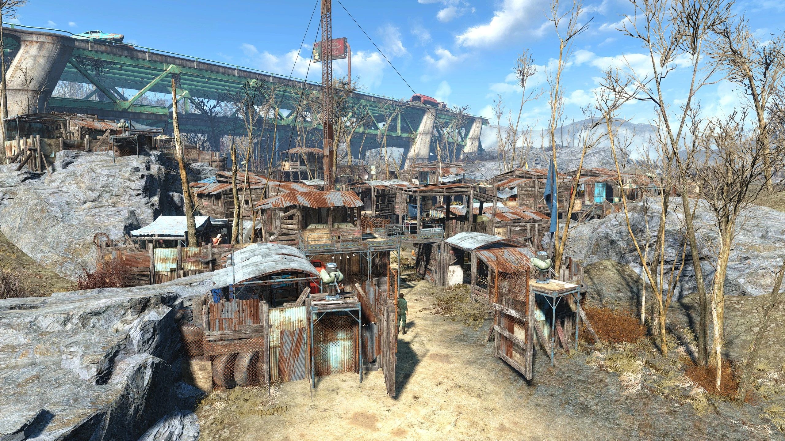 Fiddleflaps Vids - Outpost Zimonja Settlement Blueprint at Fallout 4 ...