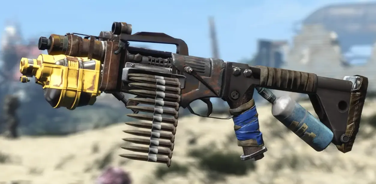 Makeshift Nailgun . A Unique Weapons Concept at Fallout 4 Nexus - Mods ...