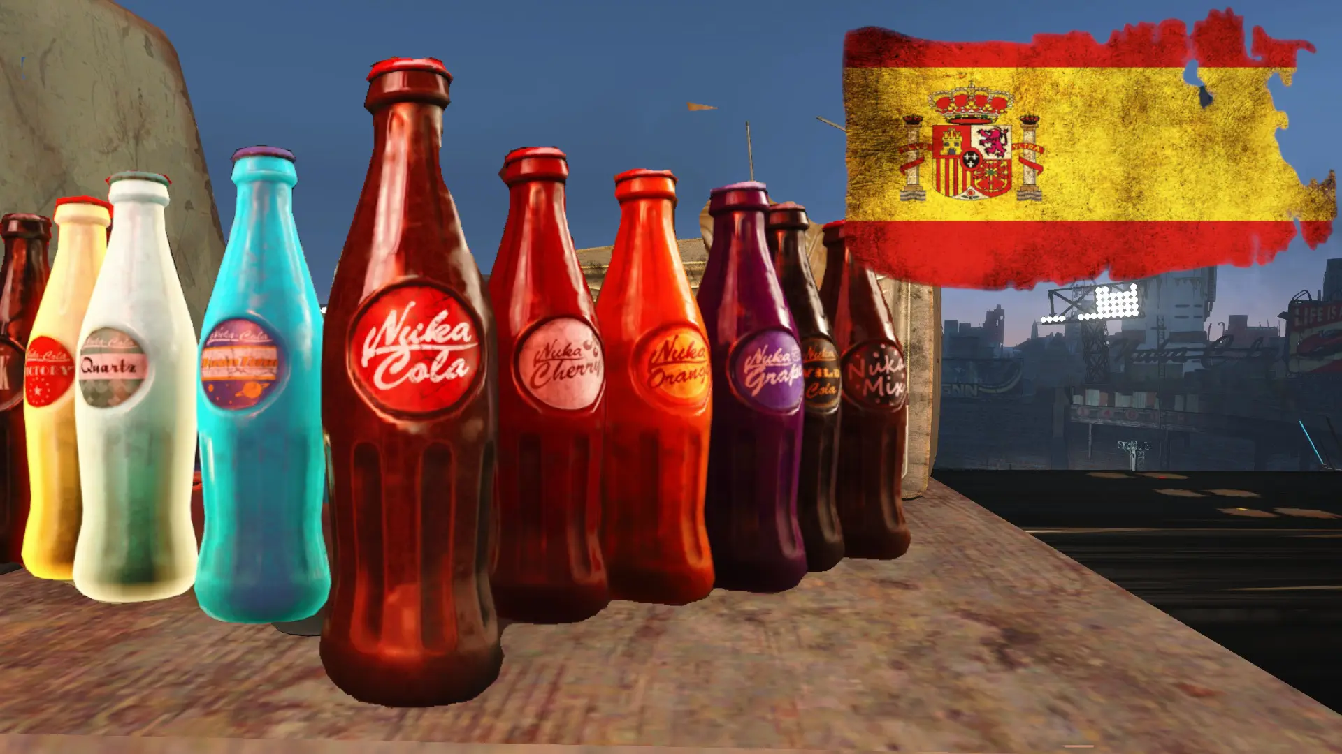 NukaCola and Beverages Fix - Spanish at Fallout 4 Nexus - Mods and ...