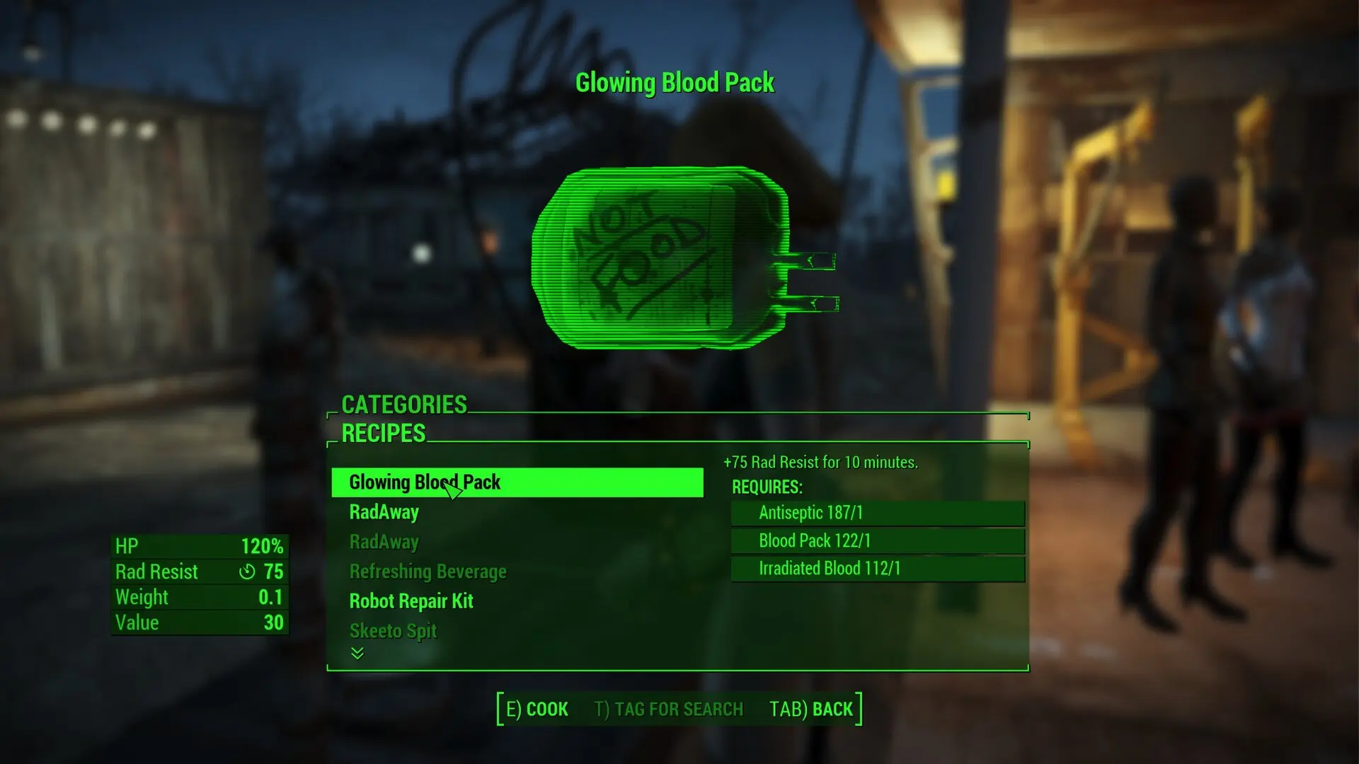 Glowing Pack And Medic Fix at Fallout 4 Nexus - Mods and community