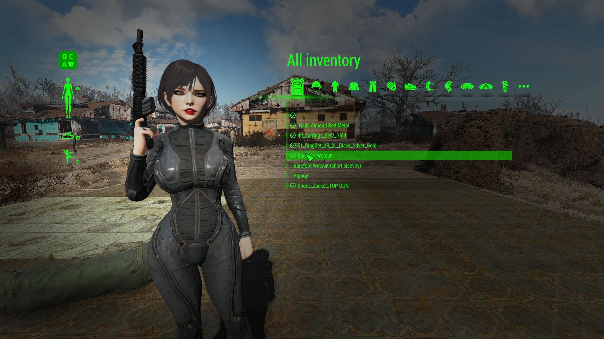 Barefoot Wetsuit - Uniboob conversion at Fallout 4 Nexus - Mods