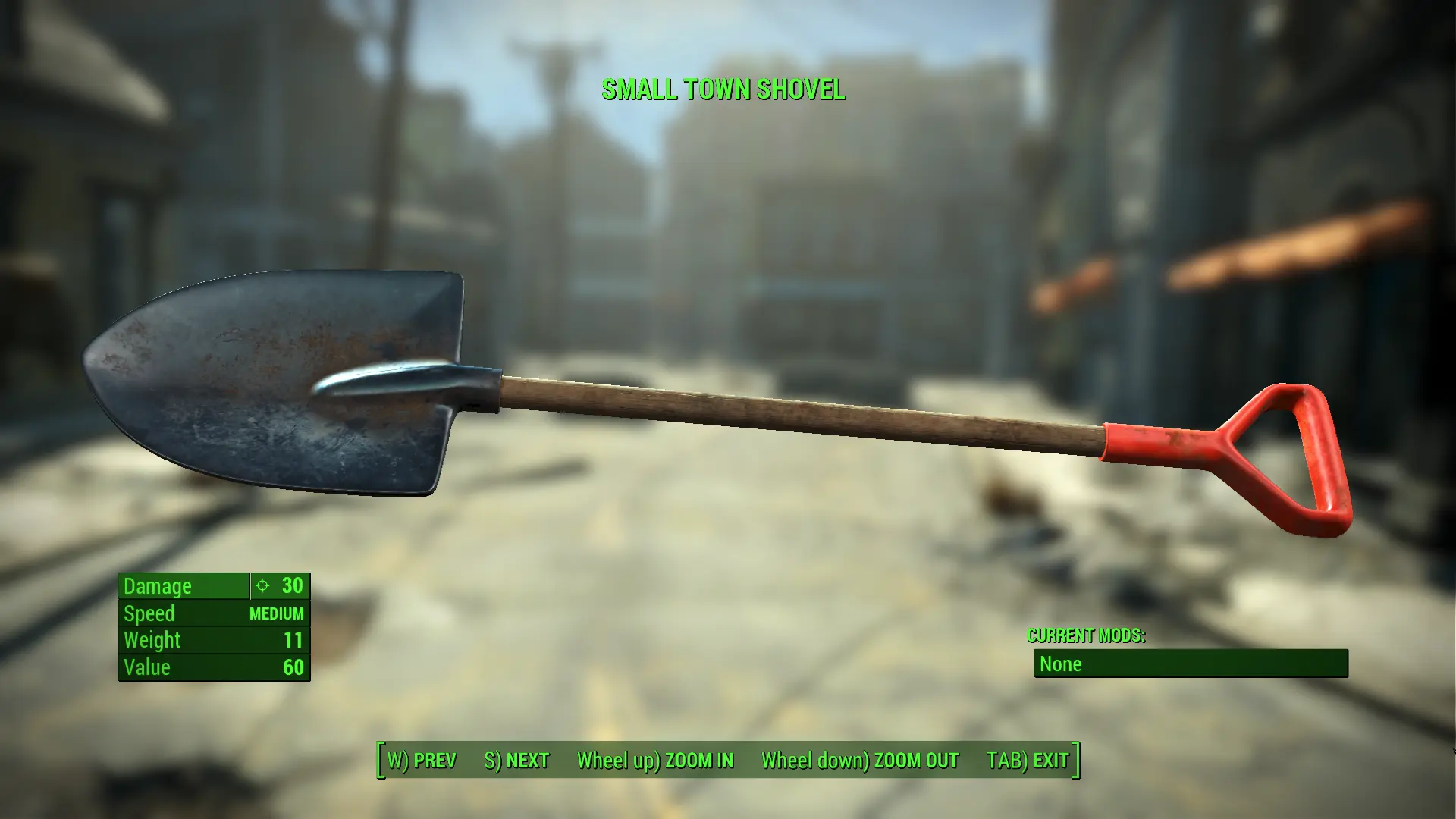 Small Town Shovel at Fallout 4 Nexus - Mods and community