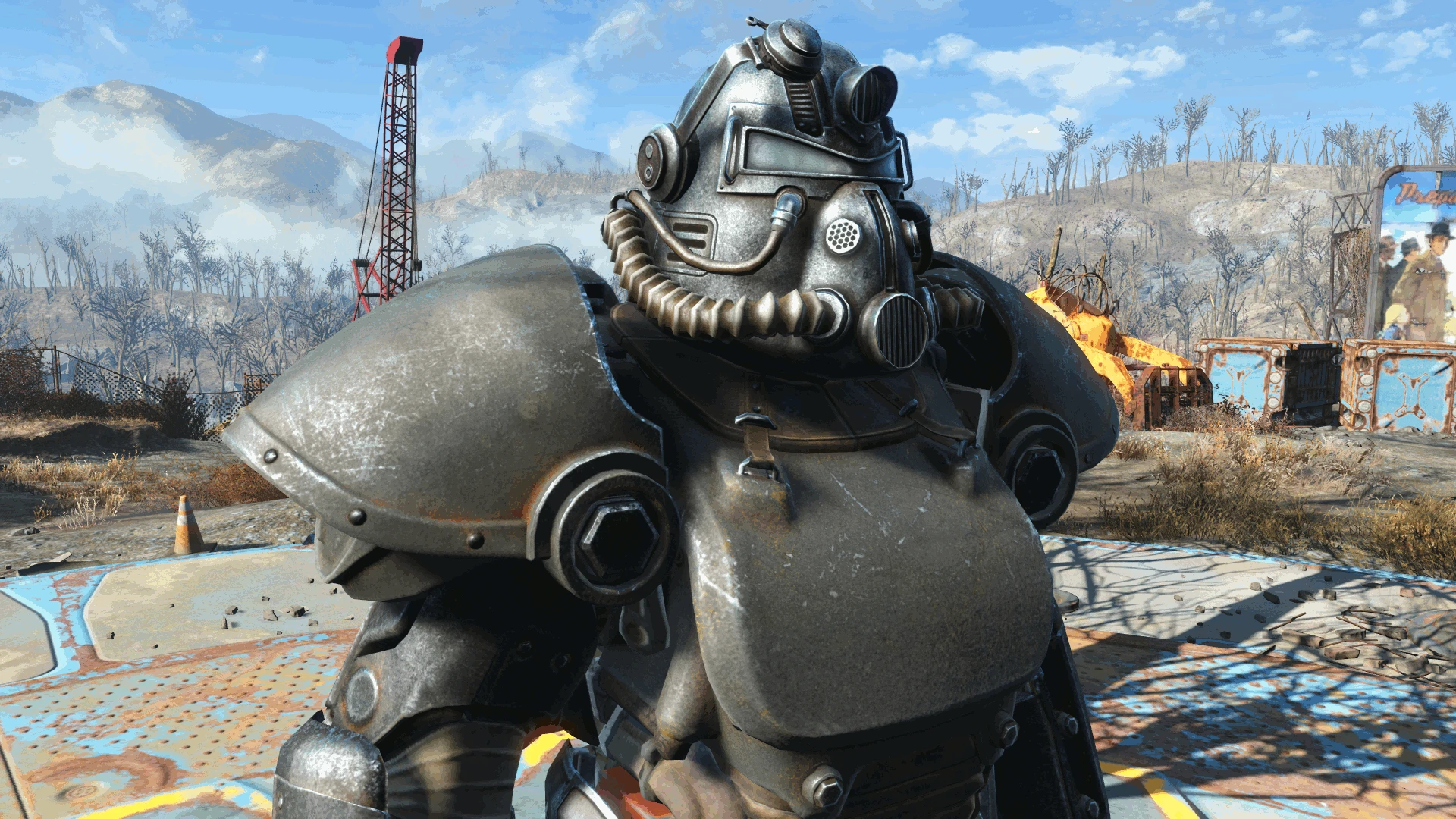 Fallout 4 желтый летный шлем фото 40