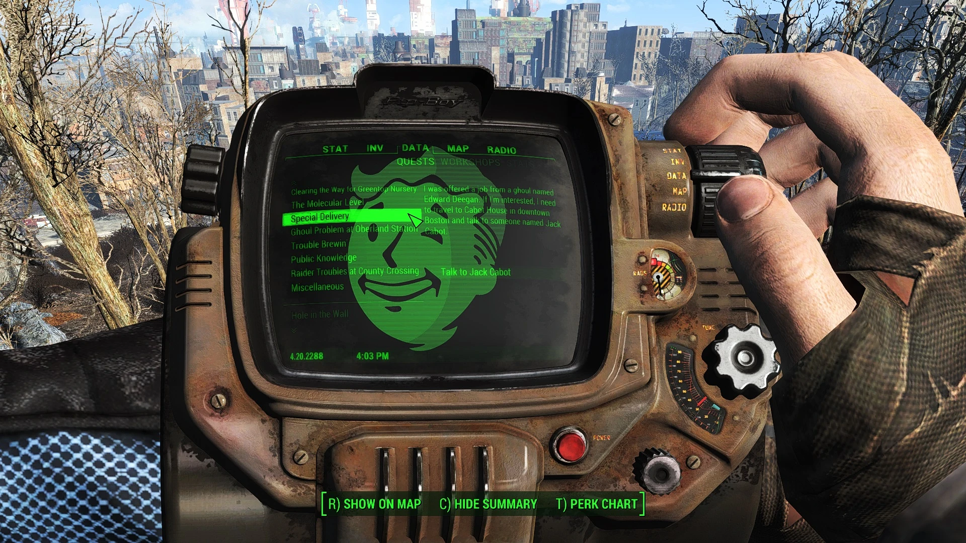 Fallout 4 pipboy tabs фото 116