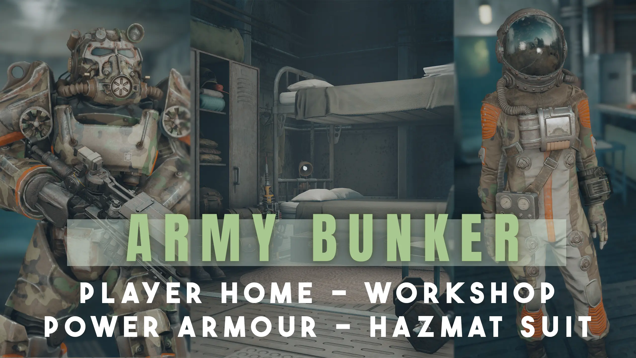 Army Bunker player home and settlement at Fallout 4 Nexus - Mods and  community