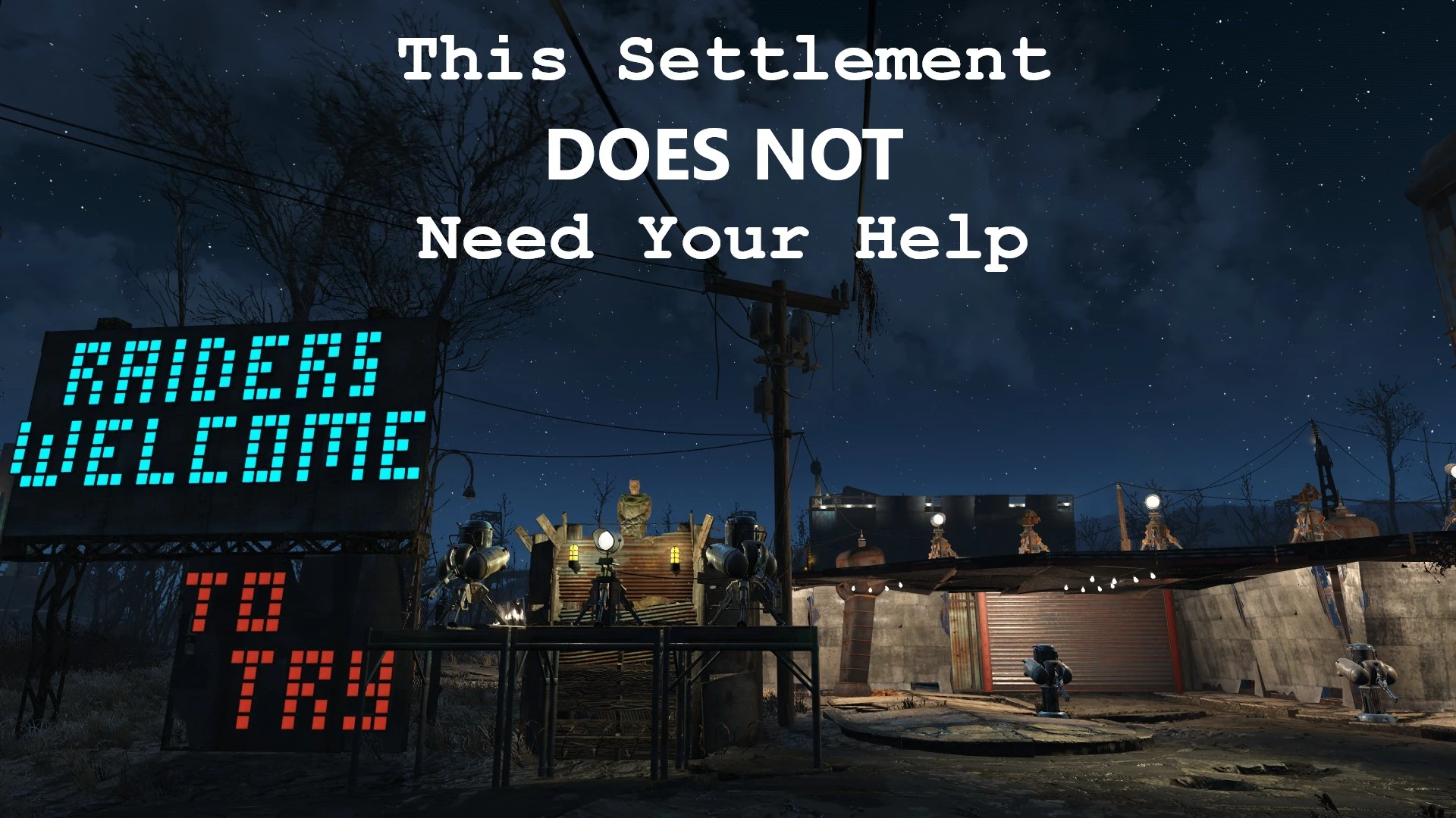 Better settlement defence fallout 4